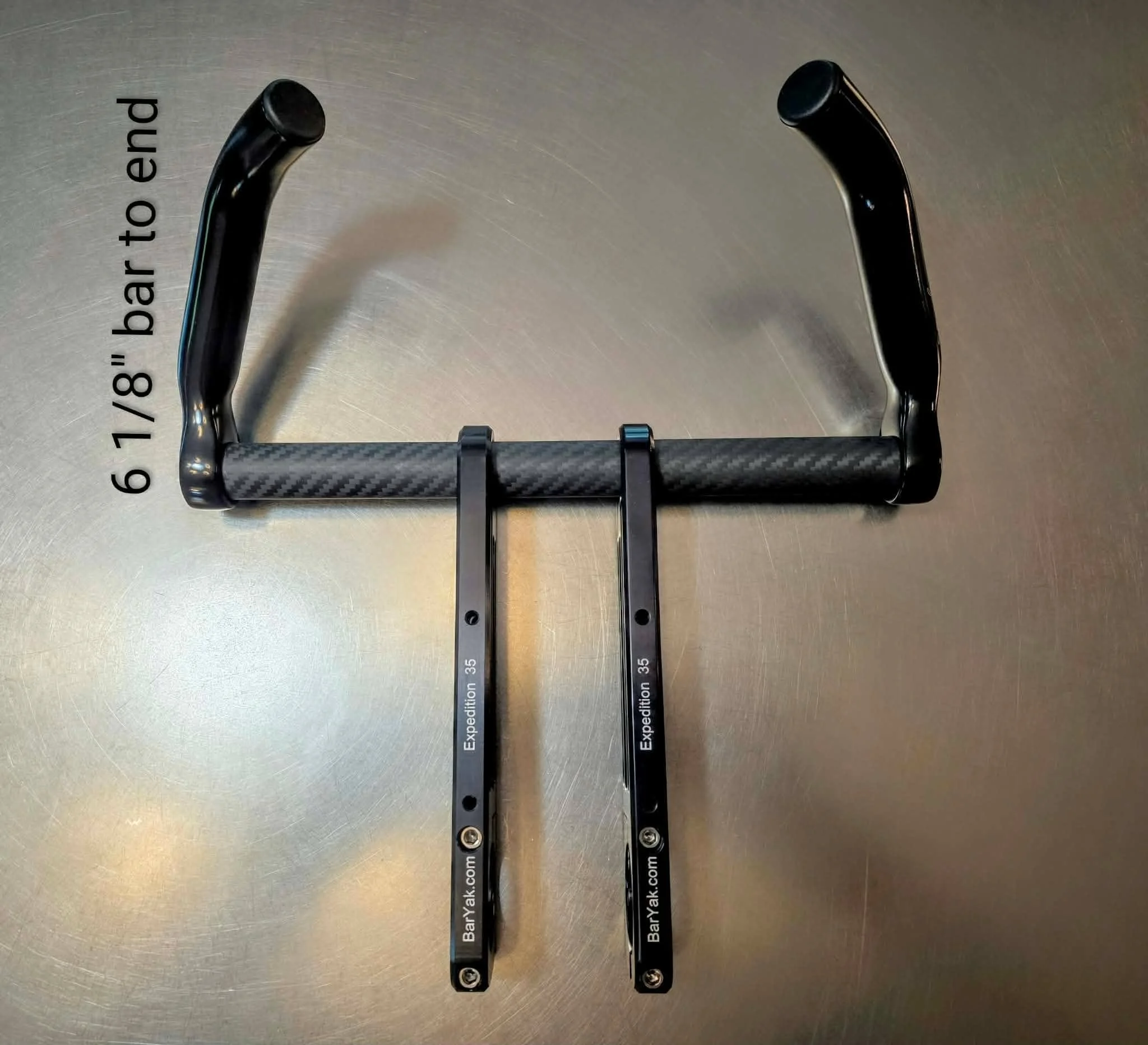 BarYak Expedition Rails, with 6 1:8%22  Aluminum bar ends.jpeg