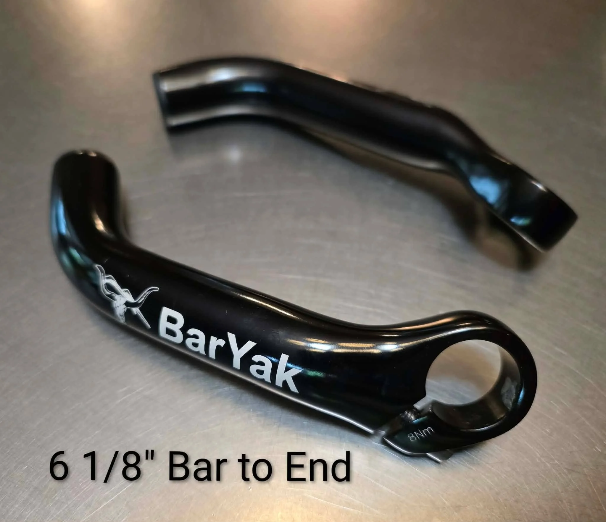 BarYak  6 1/8"  Aluminum bar ends