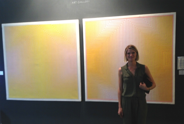 Loved this pair of Oil on Canvas by Artist David Whitaker exhibited by Rebecca Hossack Gallery