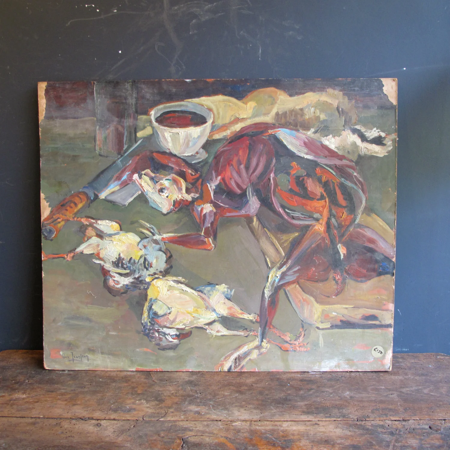 I was strangely mesmerised by this unusually dark still life of a butchery, Yasmin however was less captivated by this bloody scene of carnage…
