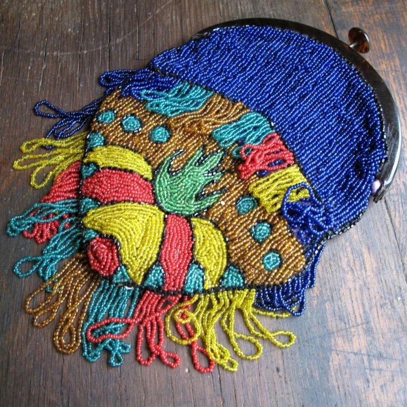 1920s Flapper Beadwork Purse