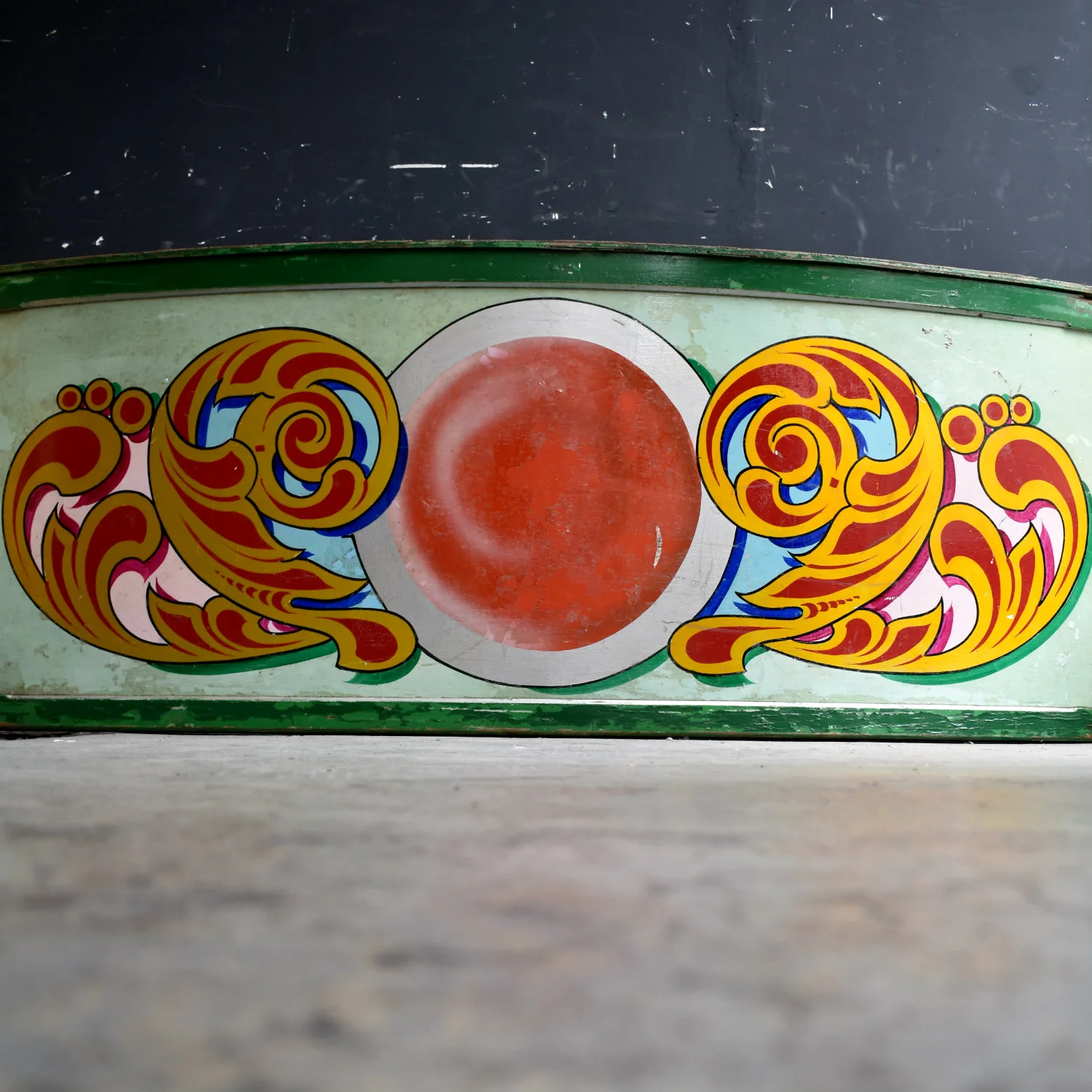 Original Vintage Hand Painted Fairground Panel