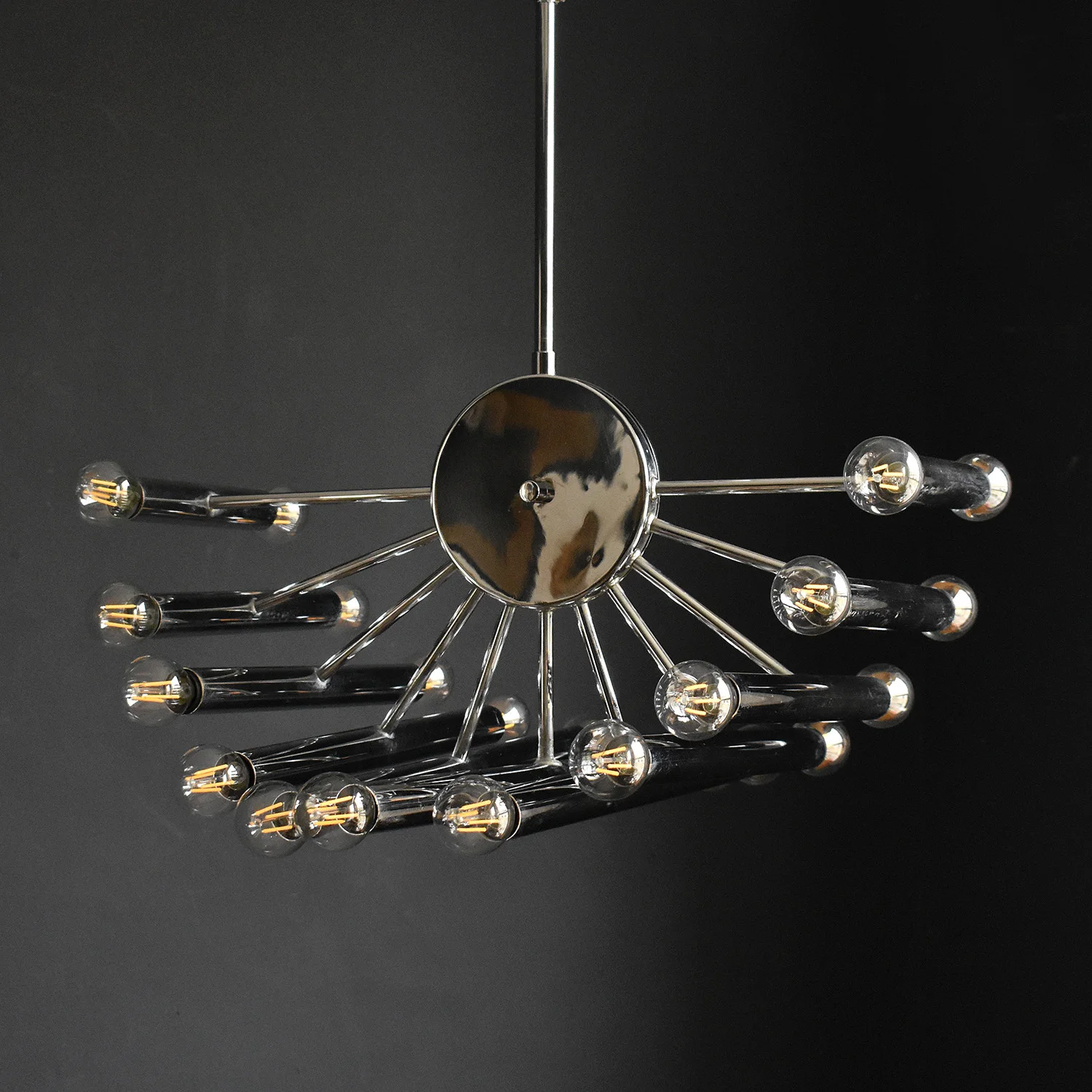 Vintage Italian 22 Light Chandelier 
