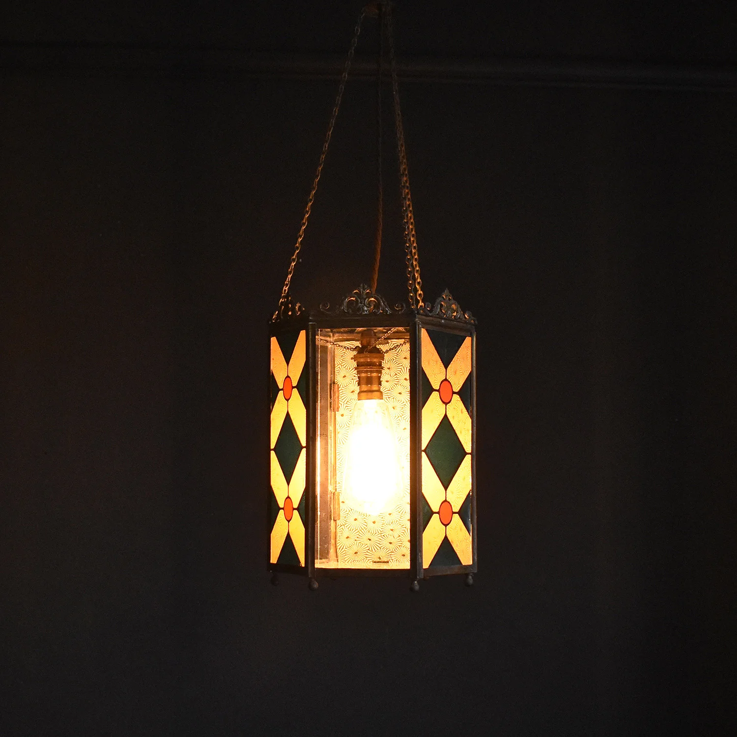 19th Century French Hallway Lantern