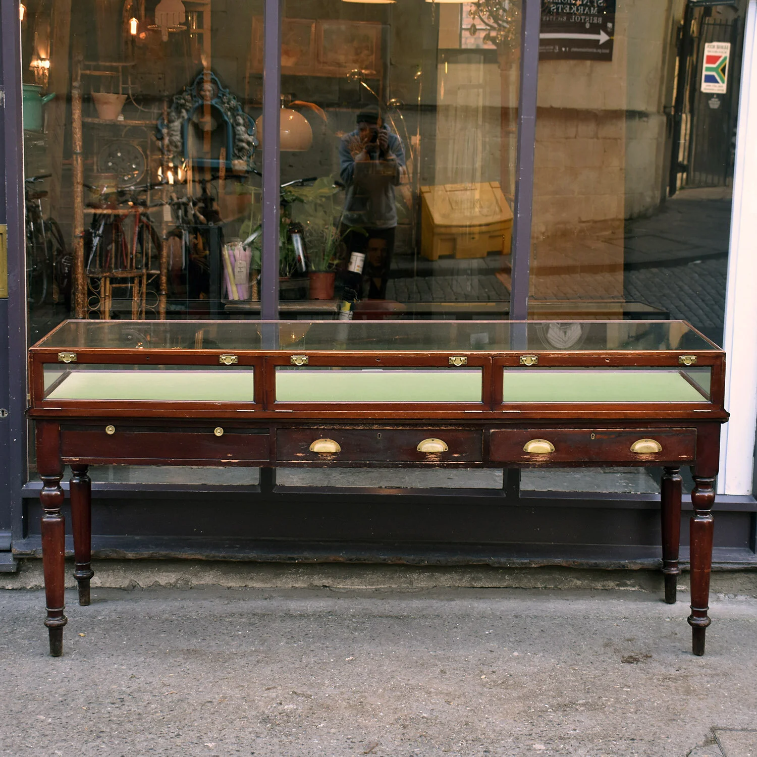 Edwardian Shop Fitting Display Case by F. Sage & Co.
