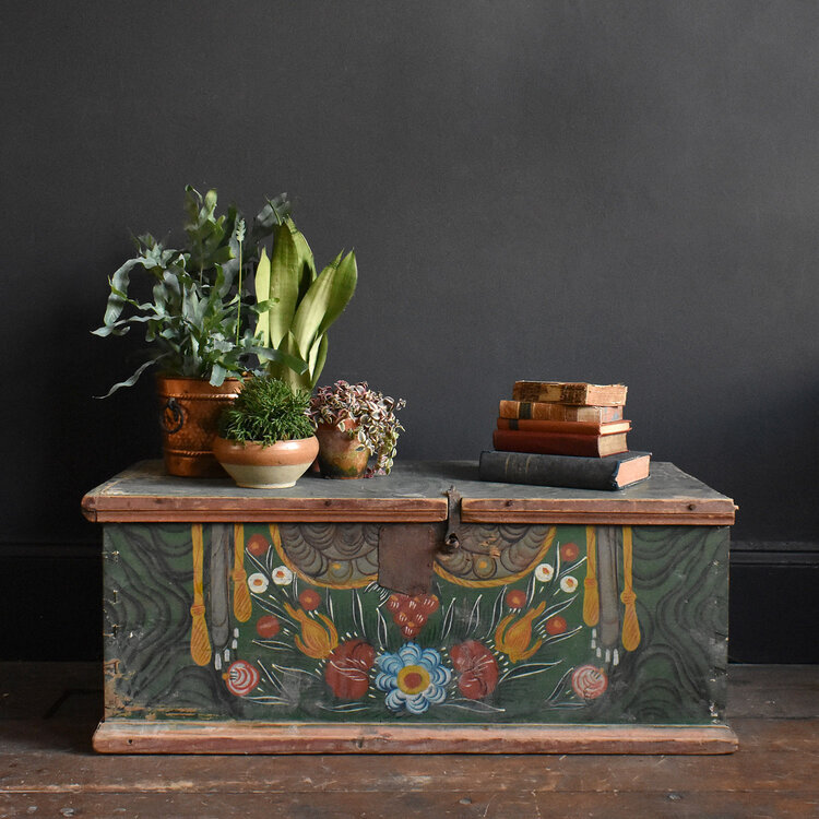 19th Century Marriage Chest