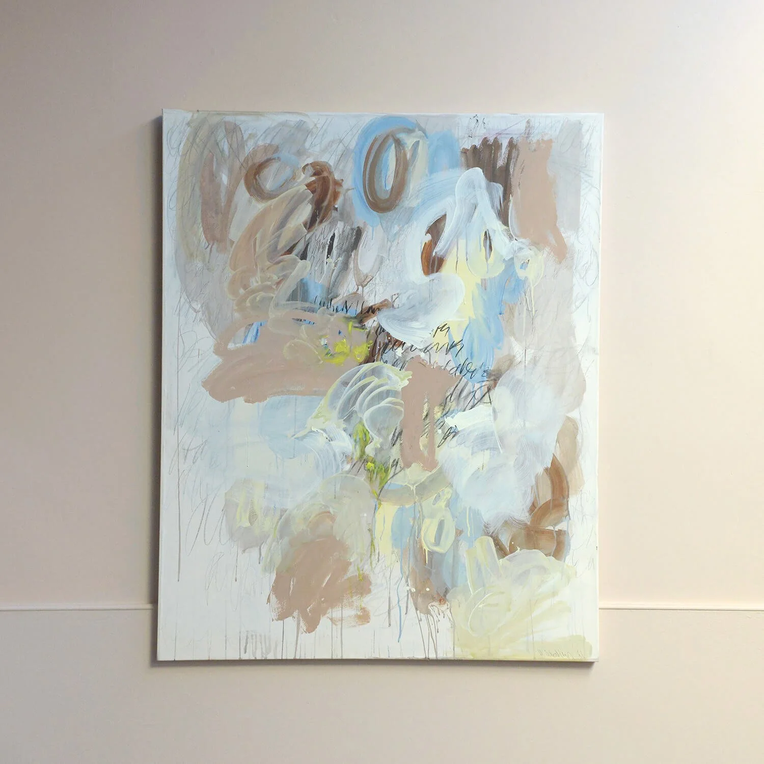 'Ecstatic' Large Mixed Media Painting by Megan Wheatley