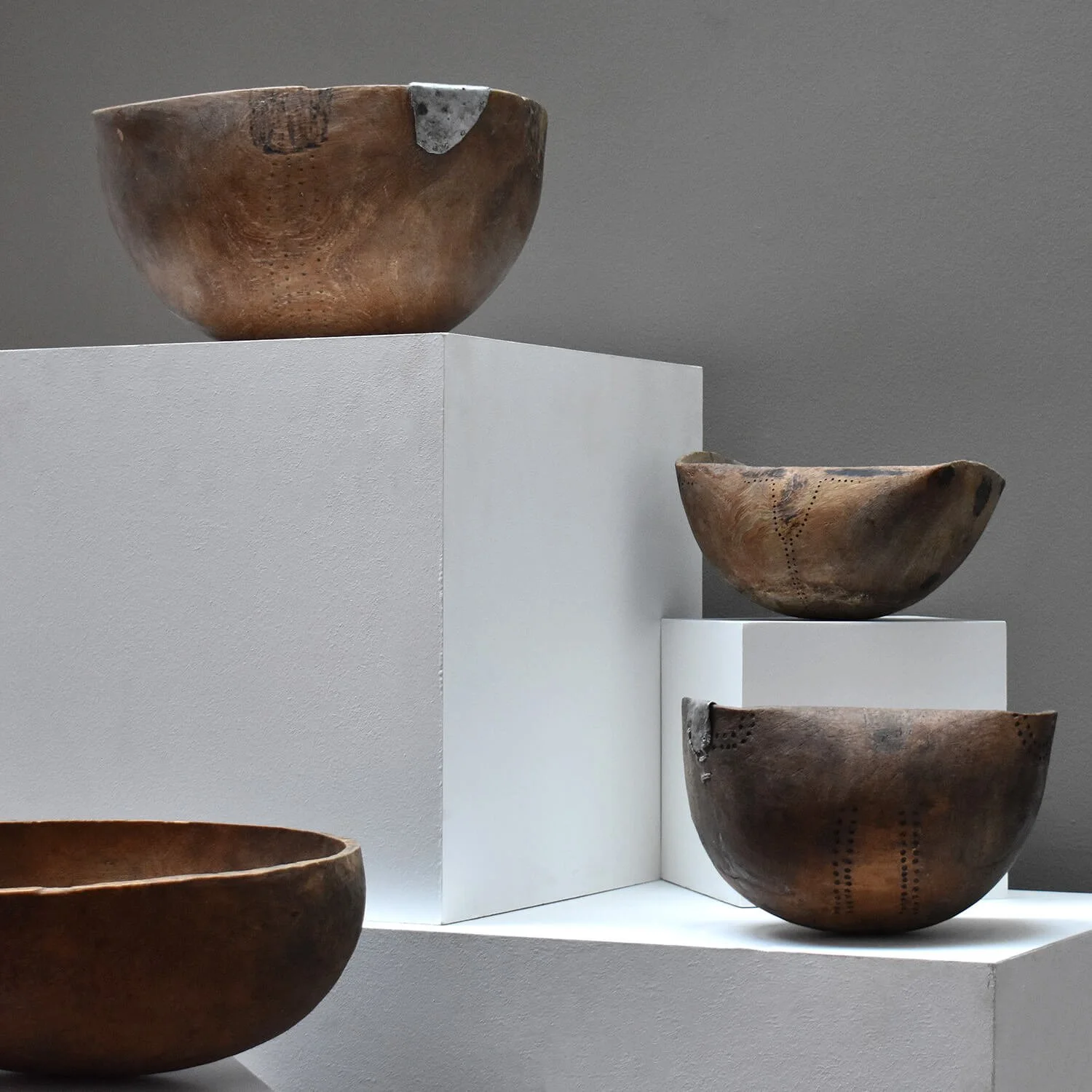 collection Hand Carved Wooden African Turkana Bowl hutt decor