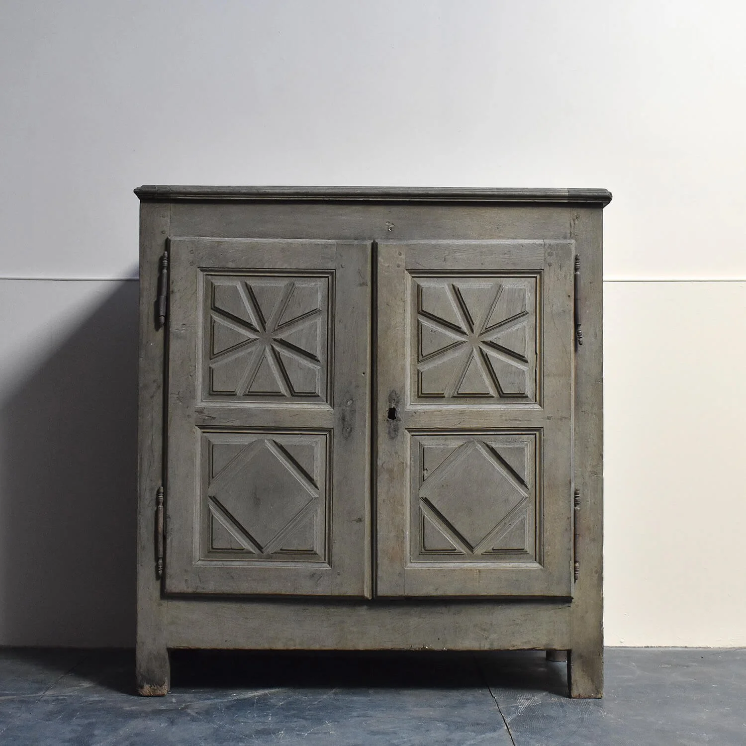 18th Century Bleached Oak Cupboard hutt decor