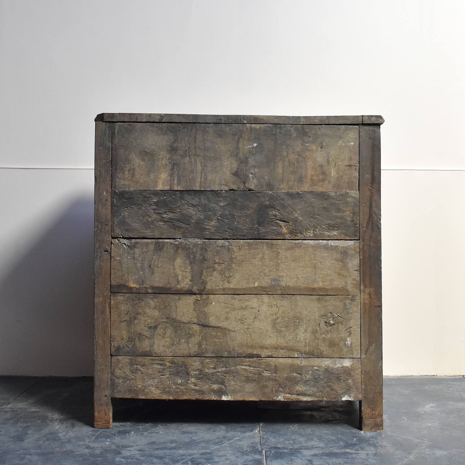 back 18th Century Bleached Oak Cupboard hutt decor