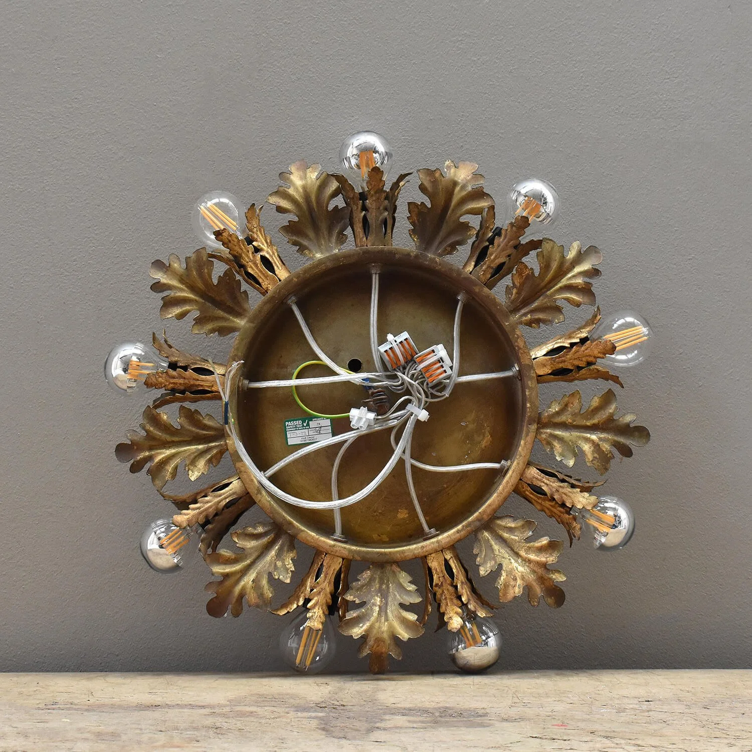 back Banci Firenze Flush Florentine Gilt Light hutt decor Bristol