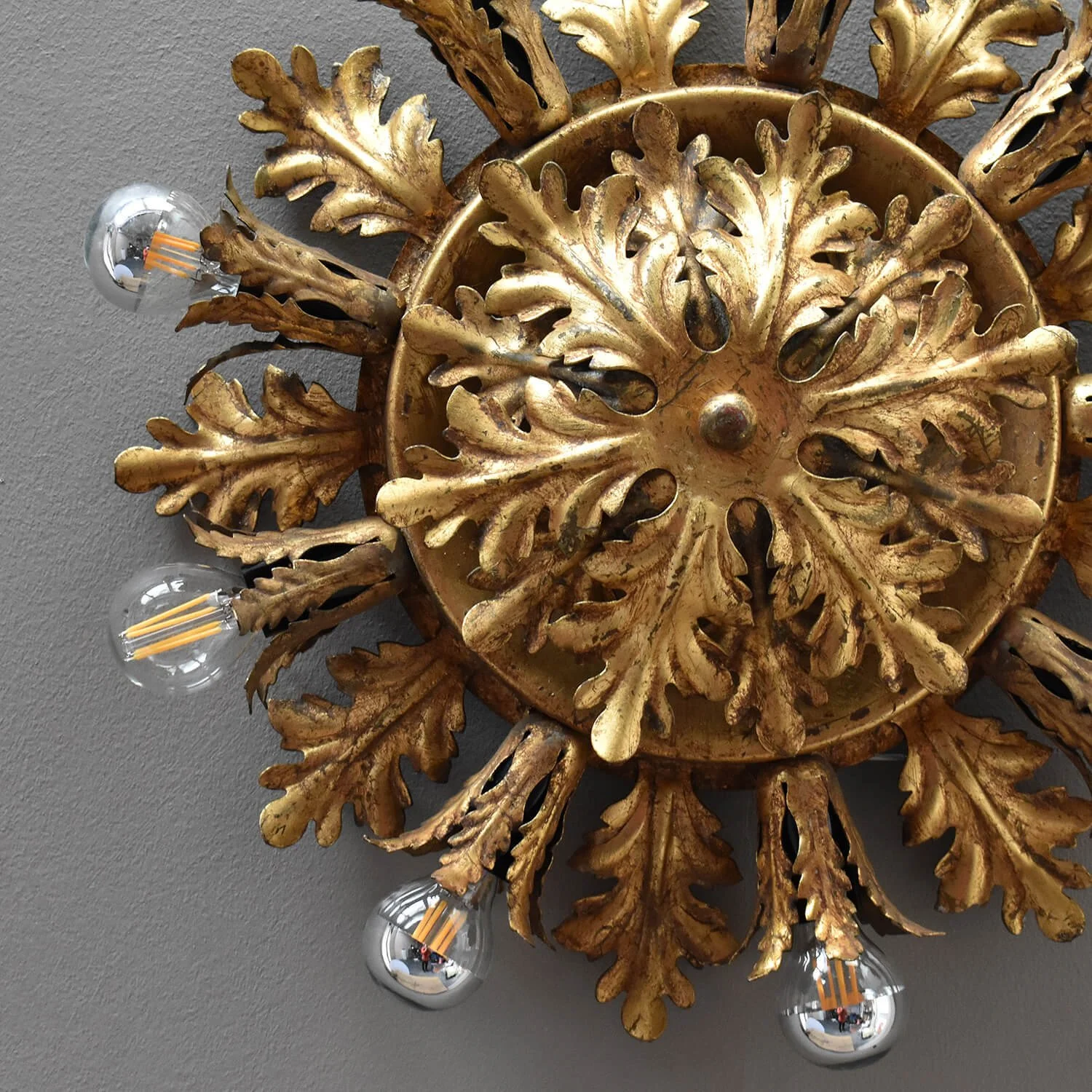corner Banci Firenze Flush Florentine Gilt Light hutt decor Bristol