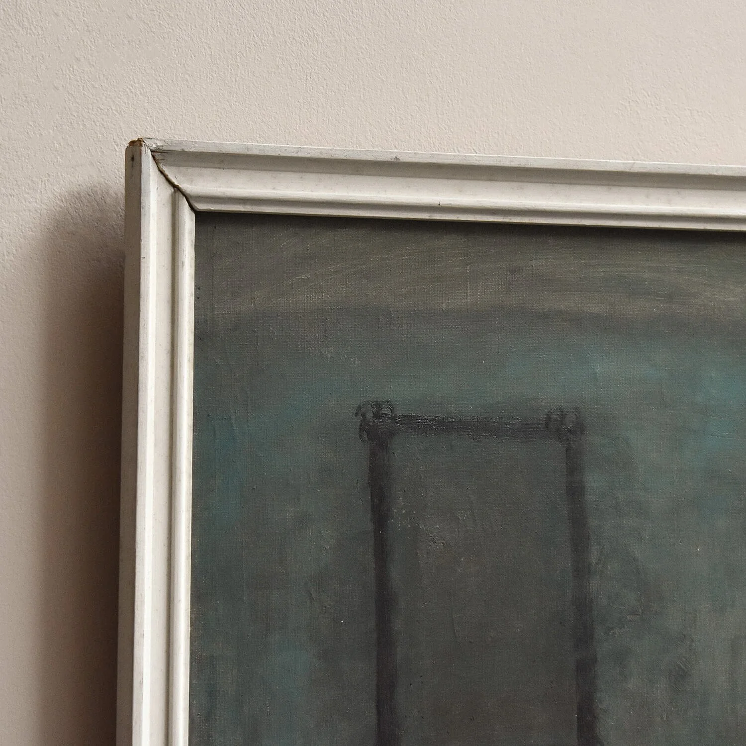 corner Large 20th Century Oil Painting 'Interior' by Josef Pieper hutt decor Bristol