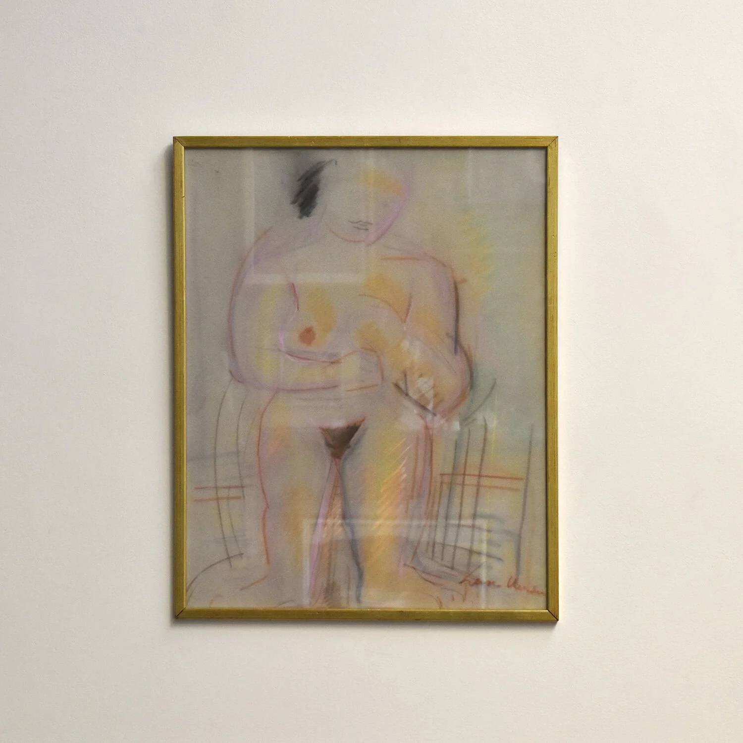 Mid Century Swedish Nude by Lars Herder hutt decor Bristol