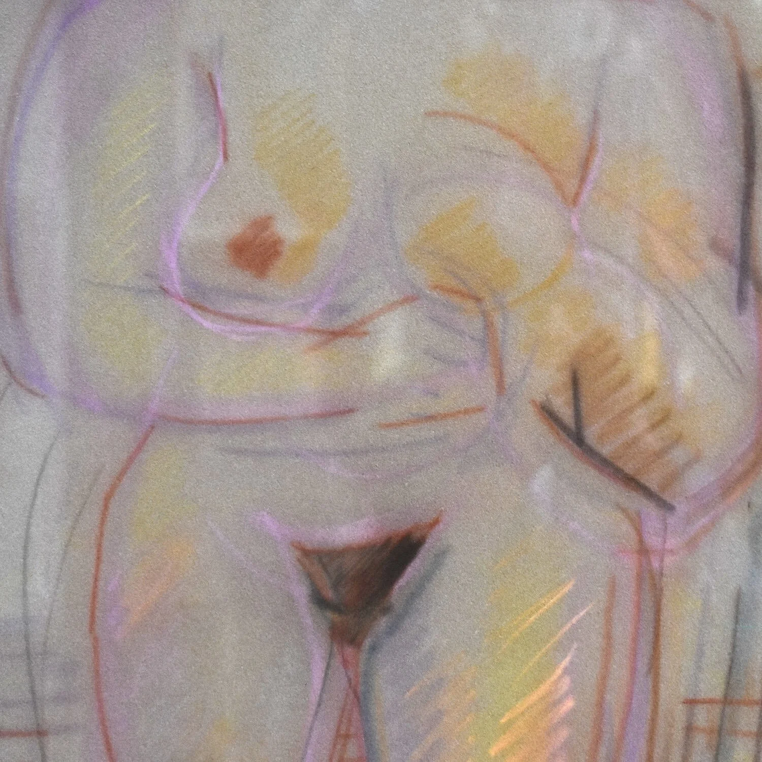 detail Mid Century Swedish Nude by Lars Herder hutt decor Bristol