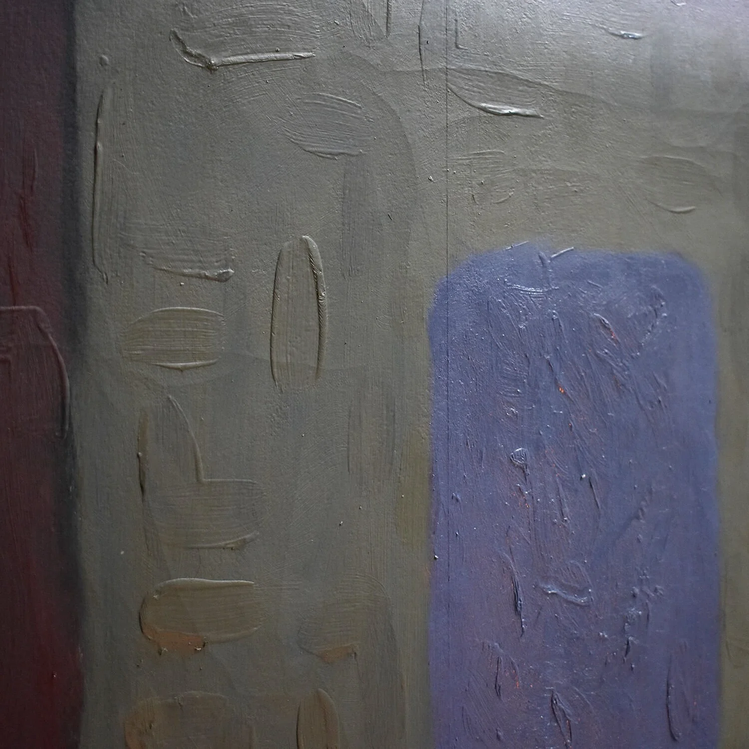detail Large Abstract Oil Painting by Markku Rantala hutt decor bristol