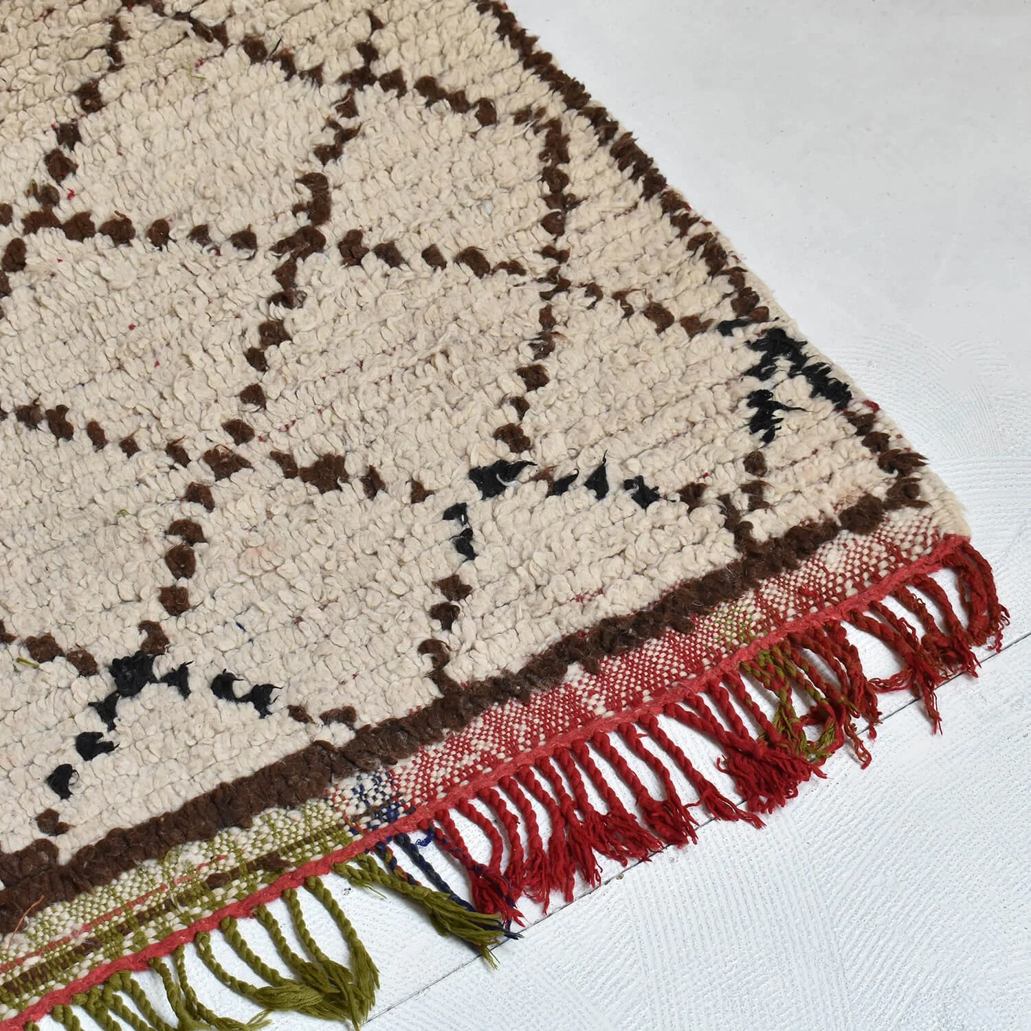 fringe 20th Century Azilal Moroccan Rug hutt decor Bristol