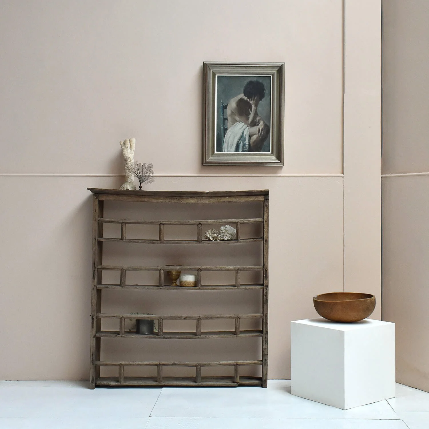 18th Century Rustic Normandy Shelves
