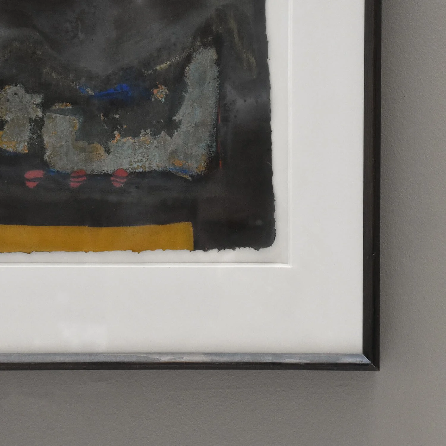 corner Mixed Media Abstract Painting by Jette Ranning hutt decor Bristol