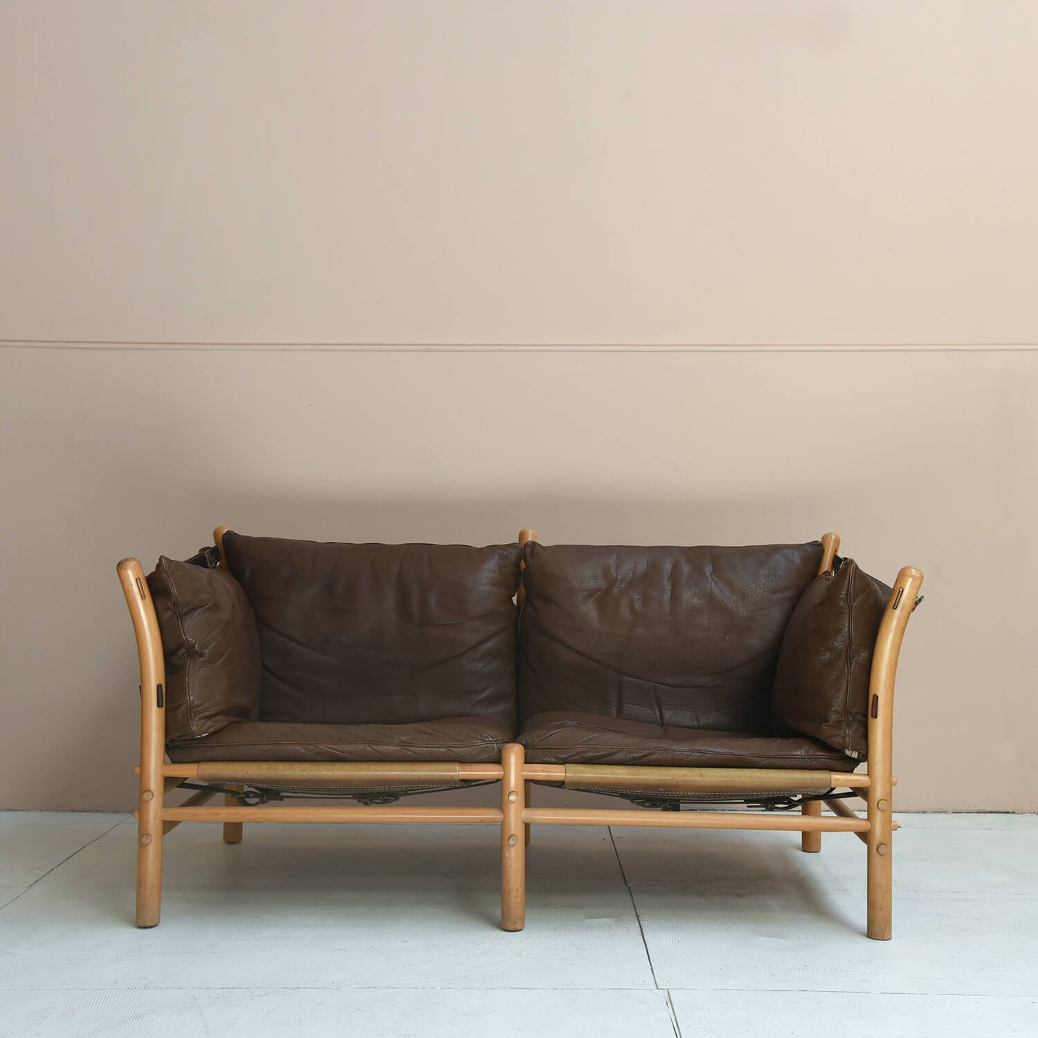 1970s Arne Norell for Norell Möbel AB Two Seater 'Ilona' Sofa hutt decor bristol