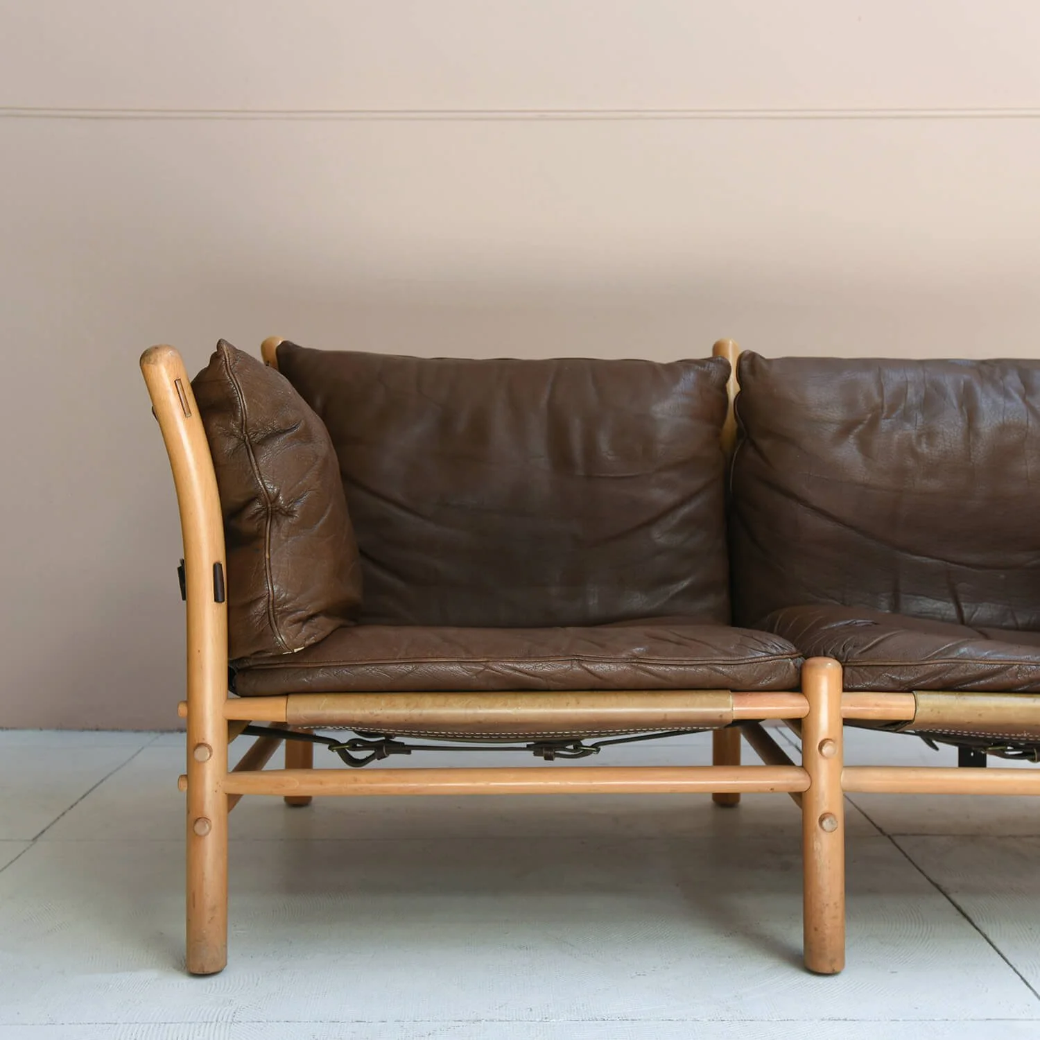 arm 1970s Arne Norell for Norell Möbel AB Two Seater 'Ilona' Sofa hutt decor bristol