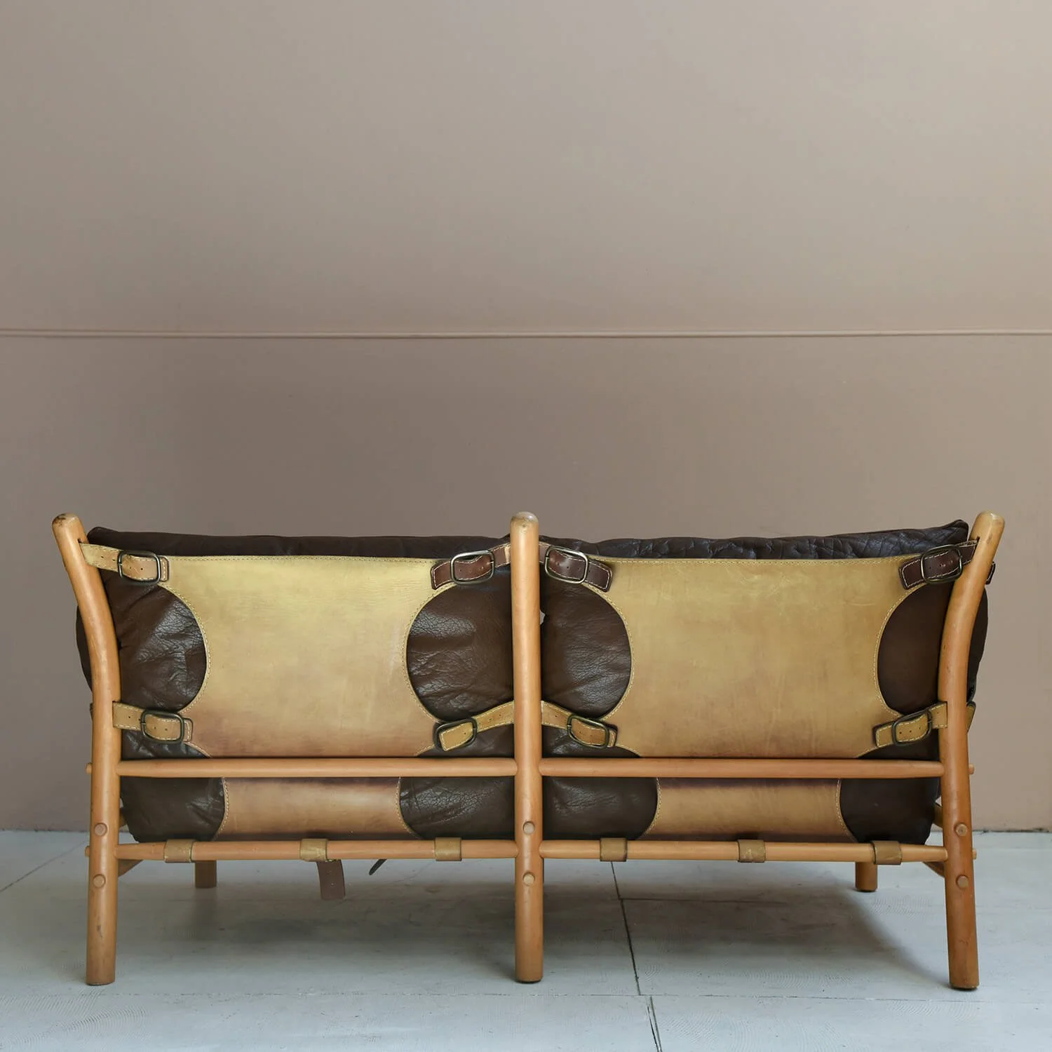 back 1970s Arne Norell for Norell Möbel AB Two Seater 'Ilona' Sofa hutt decor bristol