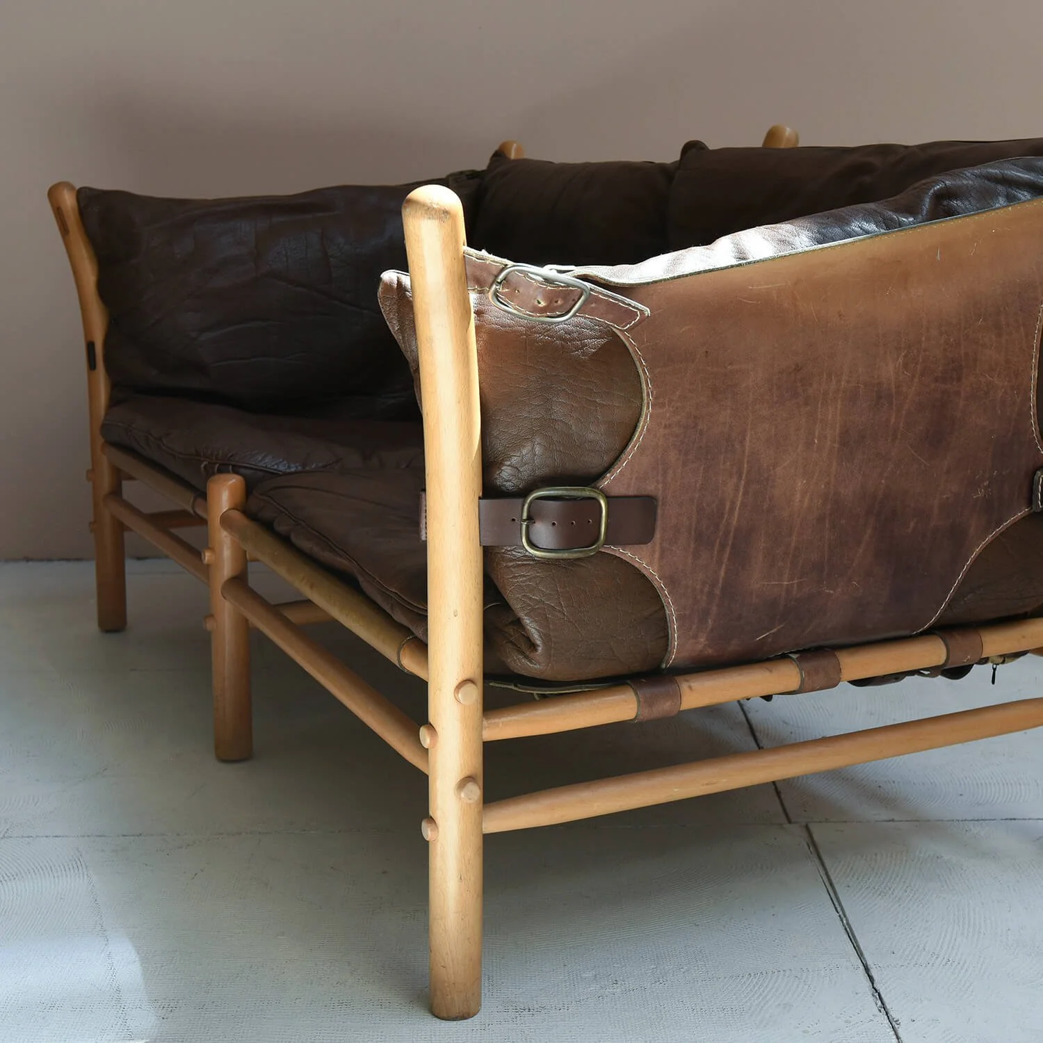 edge 1970s Arne Norell for Norell Möbel AB Two Seater 'Ilona' Sofa hutt decor bristol