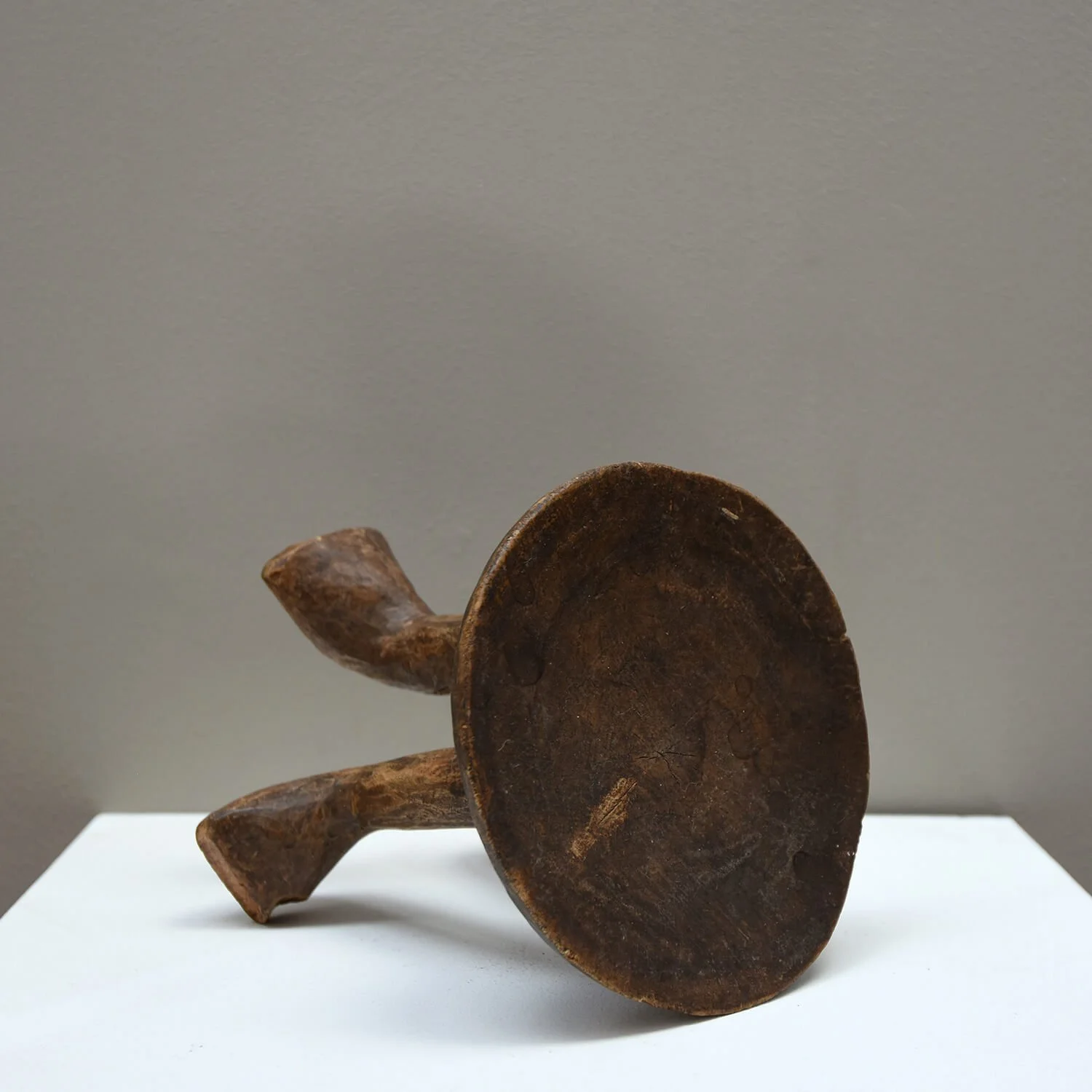 side on 20th Century Borkana Stool Ethiopia Africa hutt decor