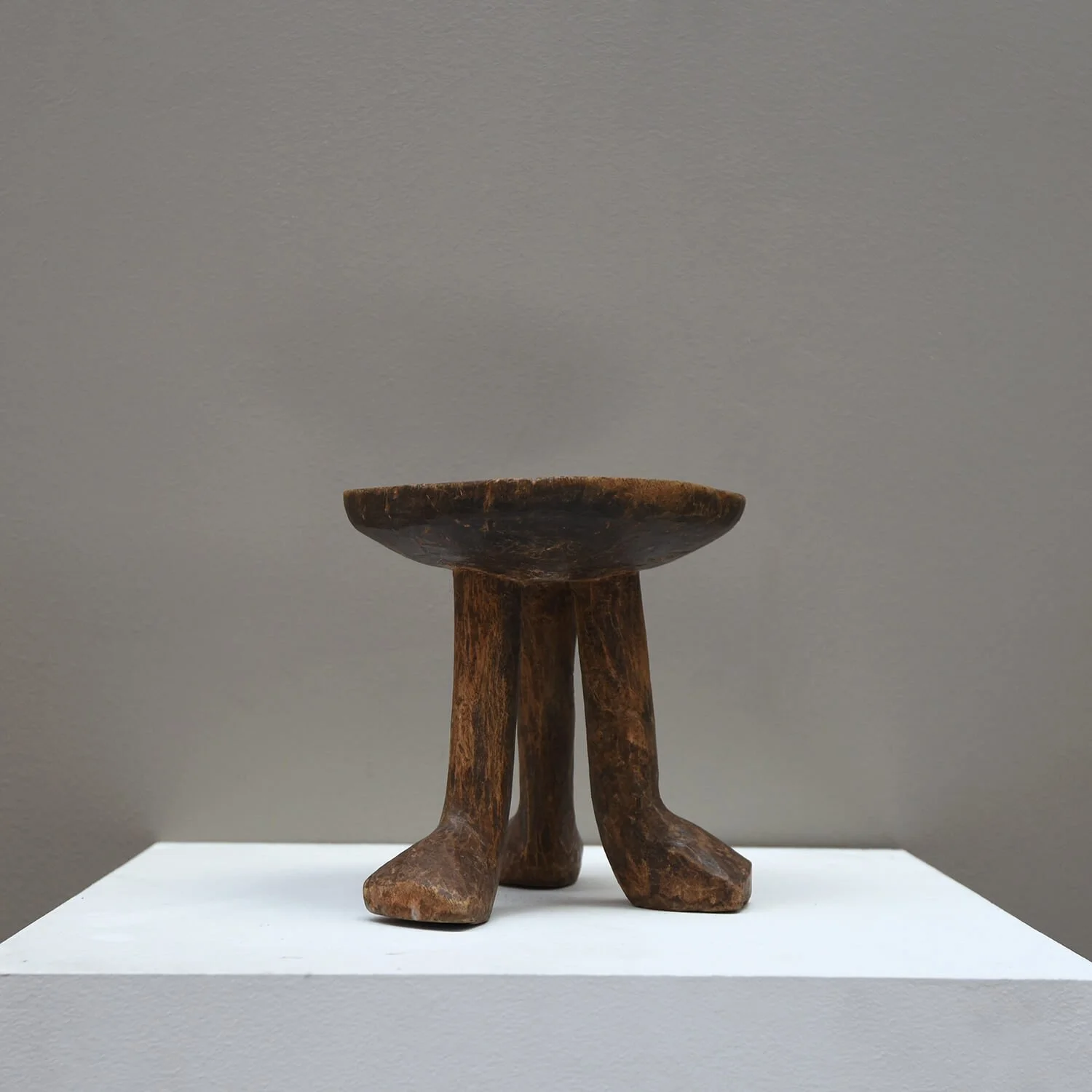 side 20th Century Borkana Stool Ethiopia Africa hutt decor