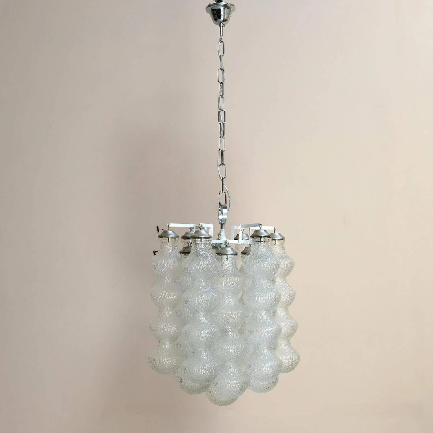 20th Century Murano Bubble Chandelier by Napoleone Martinuzzi hutt decor