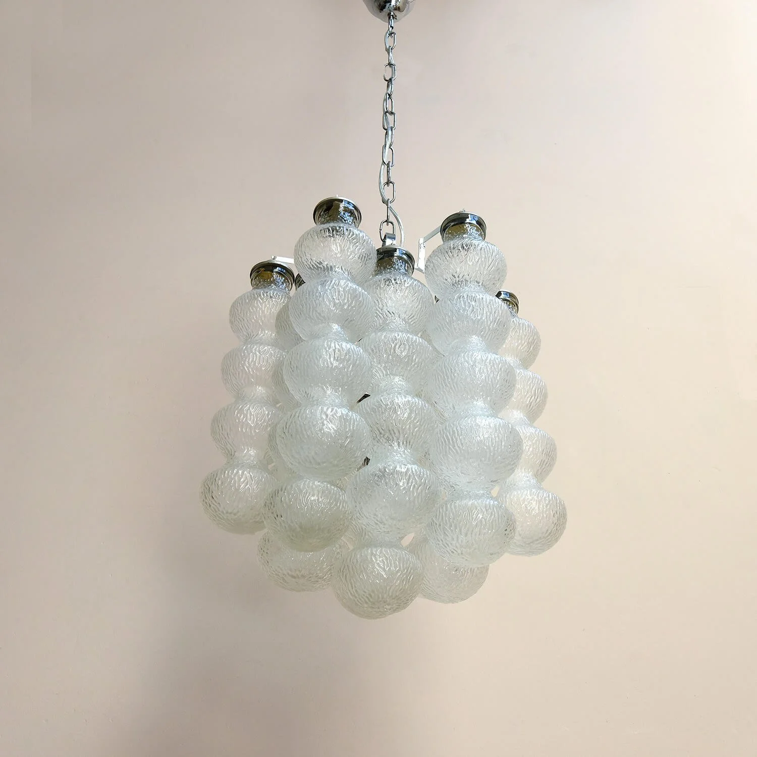 base 20th Century Murano Bubble Chandelier by Napoleone Martinuzzi hutt decor