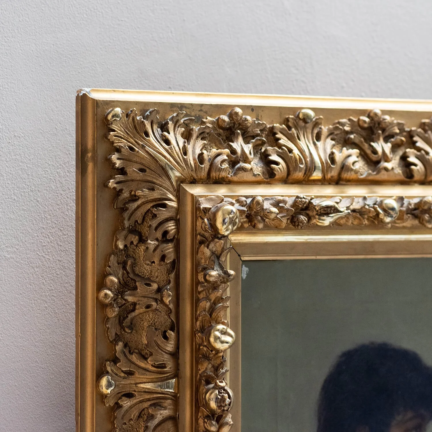 frame 19th Century Portrait Oil Painting by Oscar Ohlson hutt decor