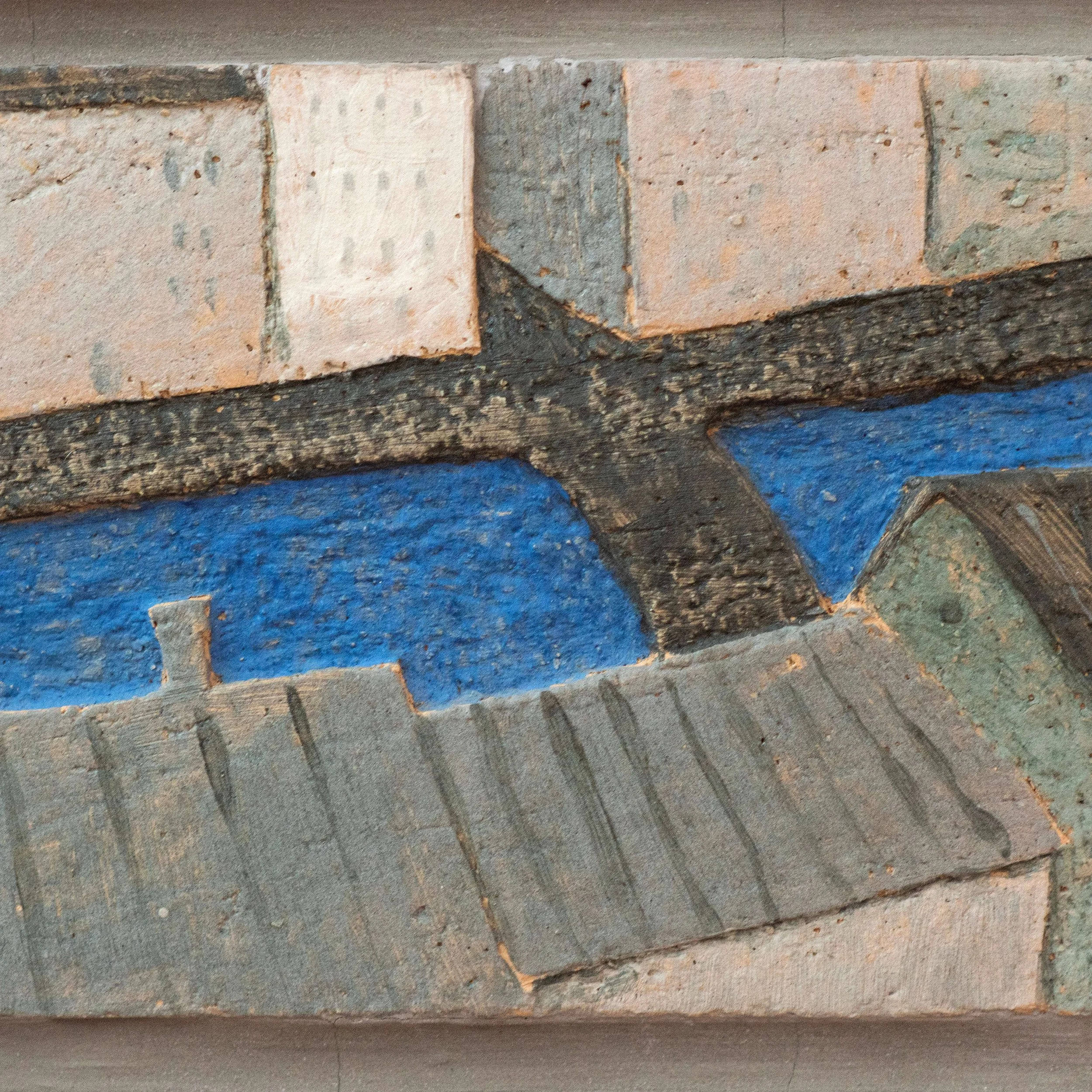 detail Ceramic Relief Modern Artwork by Lena Ekemark hutt decor Bristol