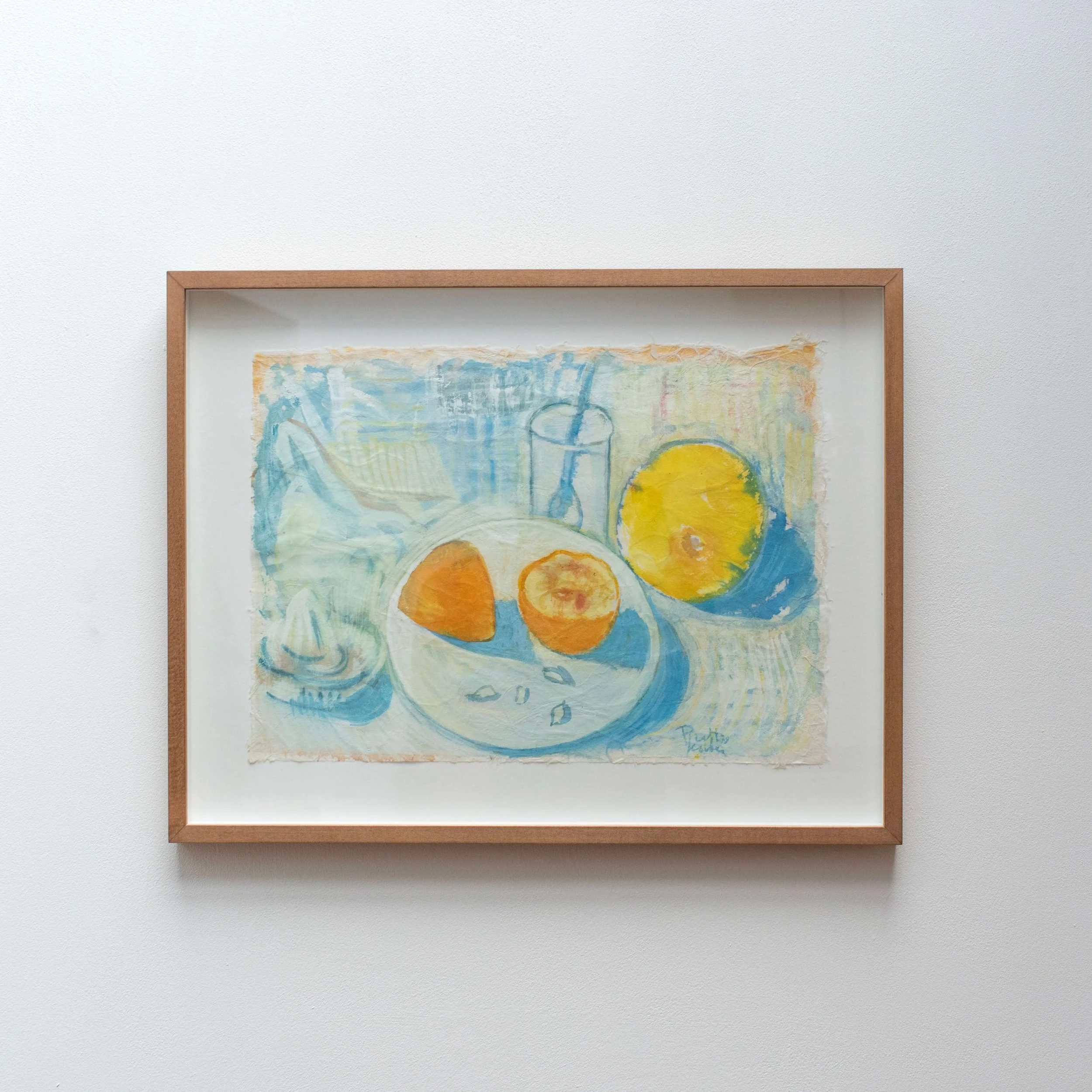 Still Life with Fruit 20th Century Painting