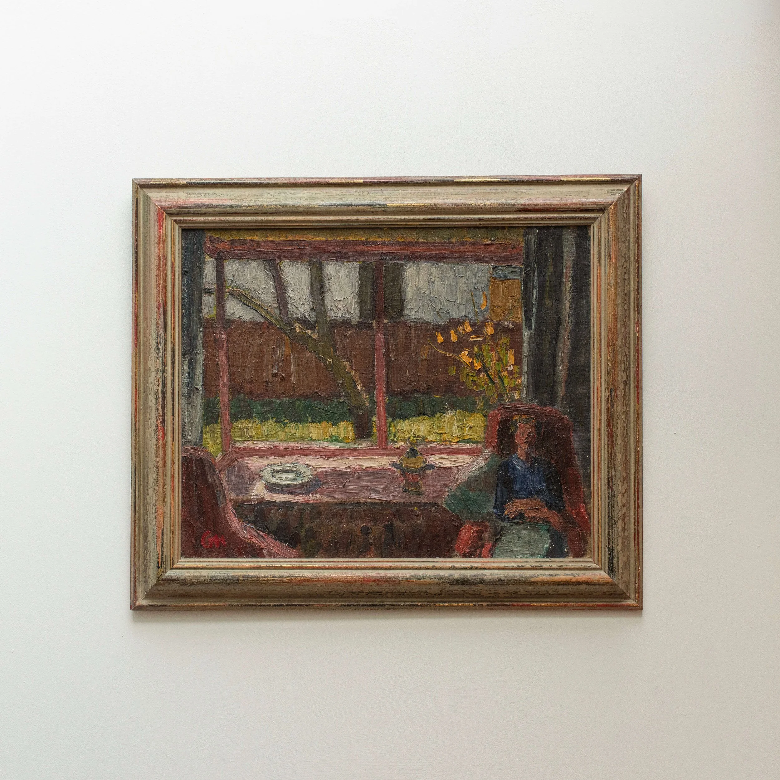Figure by Window Oil Painting by George Hooper