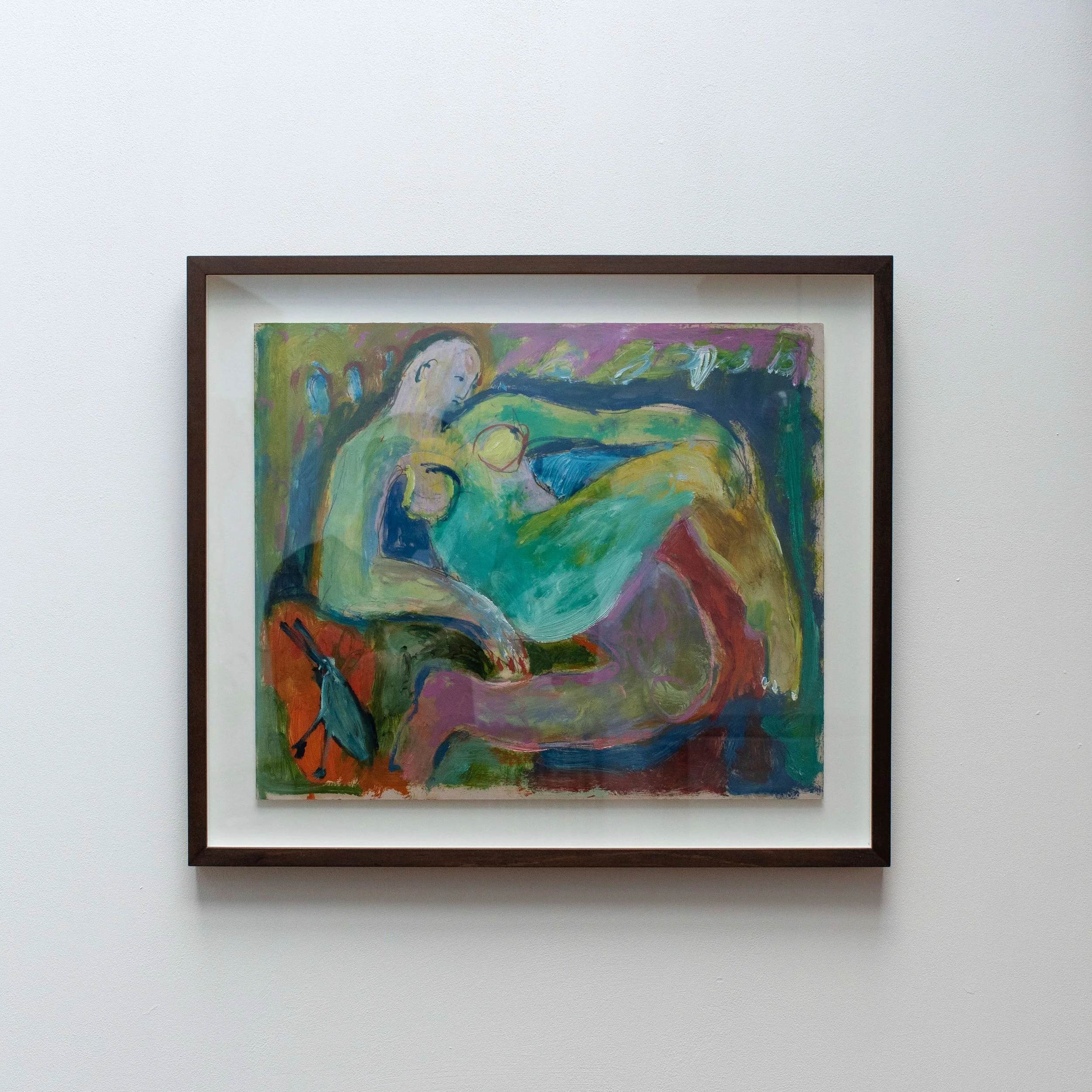 20th Century Abstract Nude Painting hutt decor