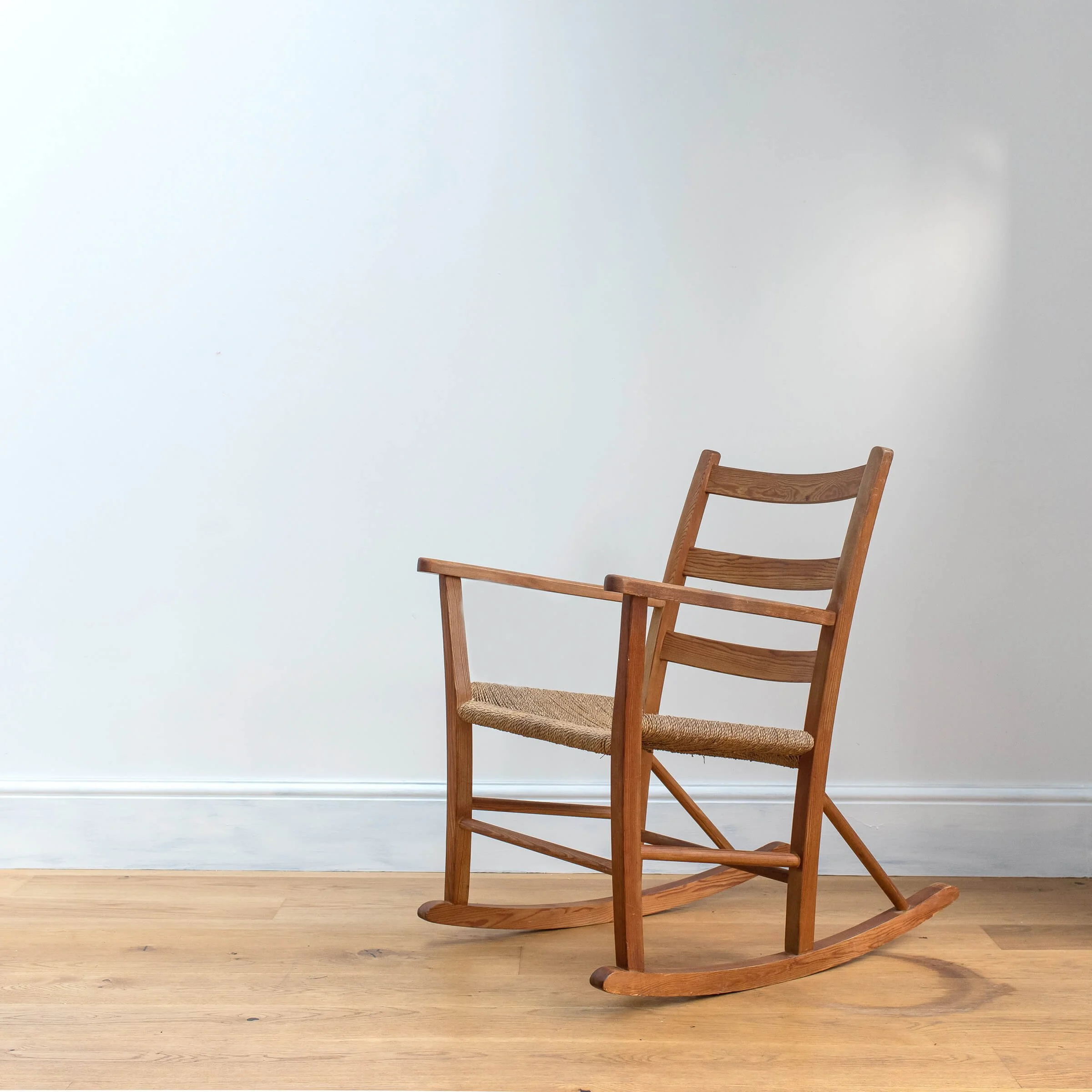 Pine Rocking Chair by Aksel of Norway, 1930
