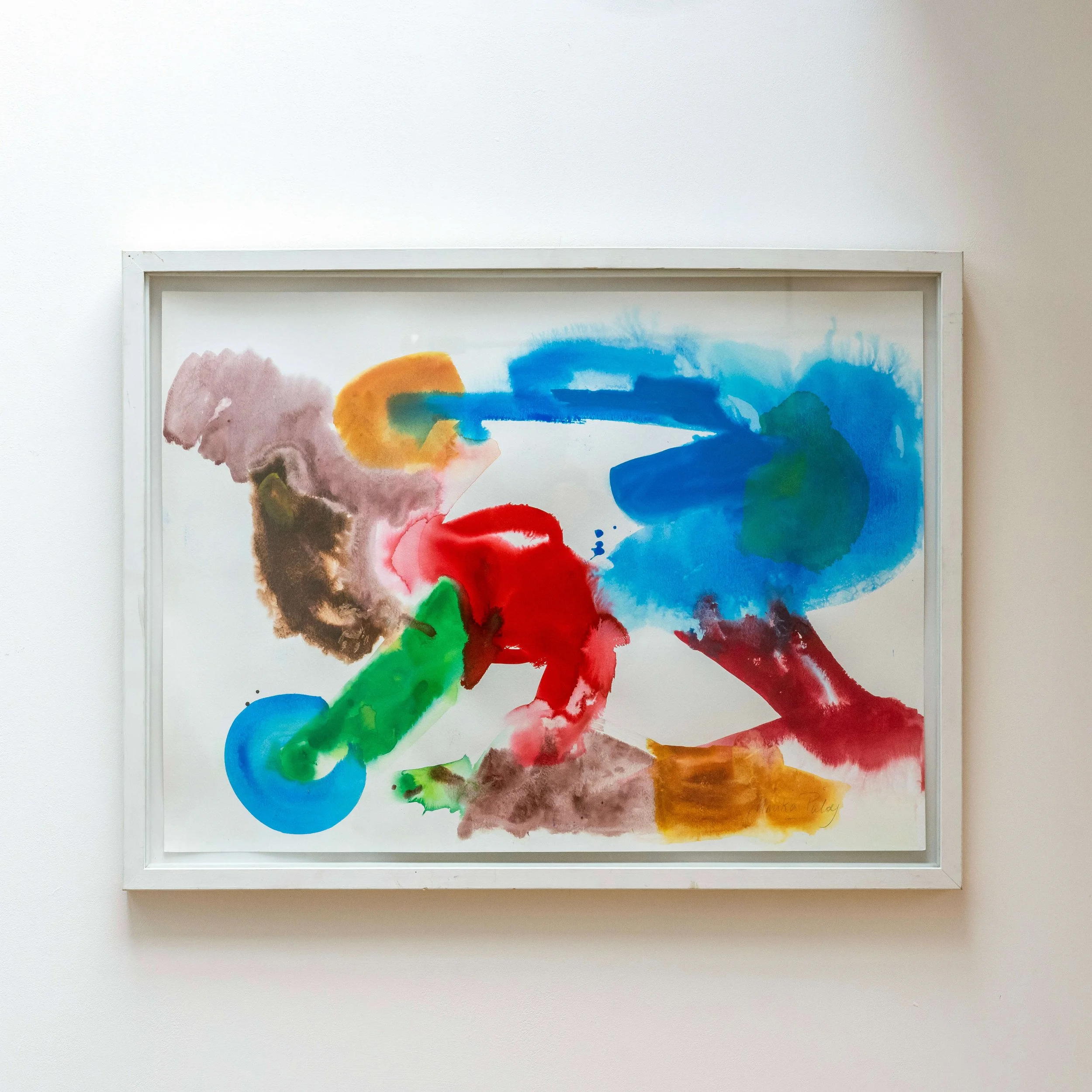 Colourful Abstract Painting by Monika Puloy hutt decor