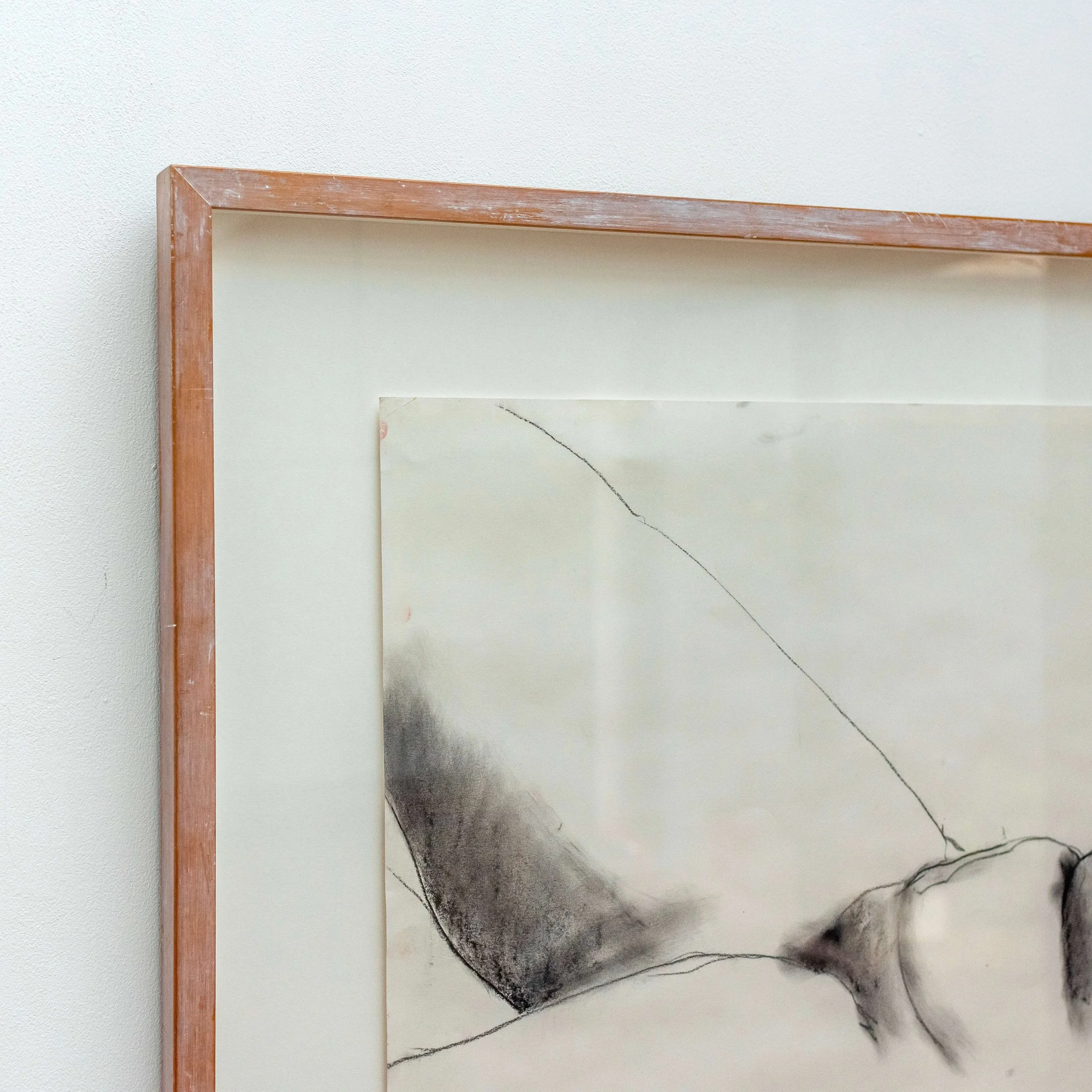 corner Reclining Nude Figure by Cornish Artist Judy Symons