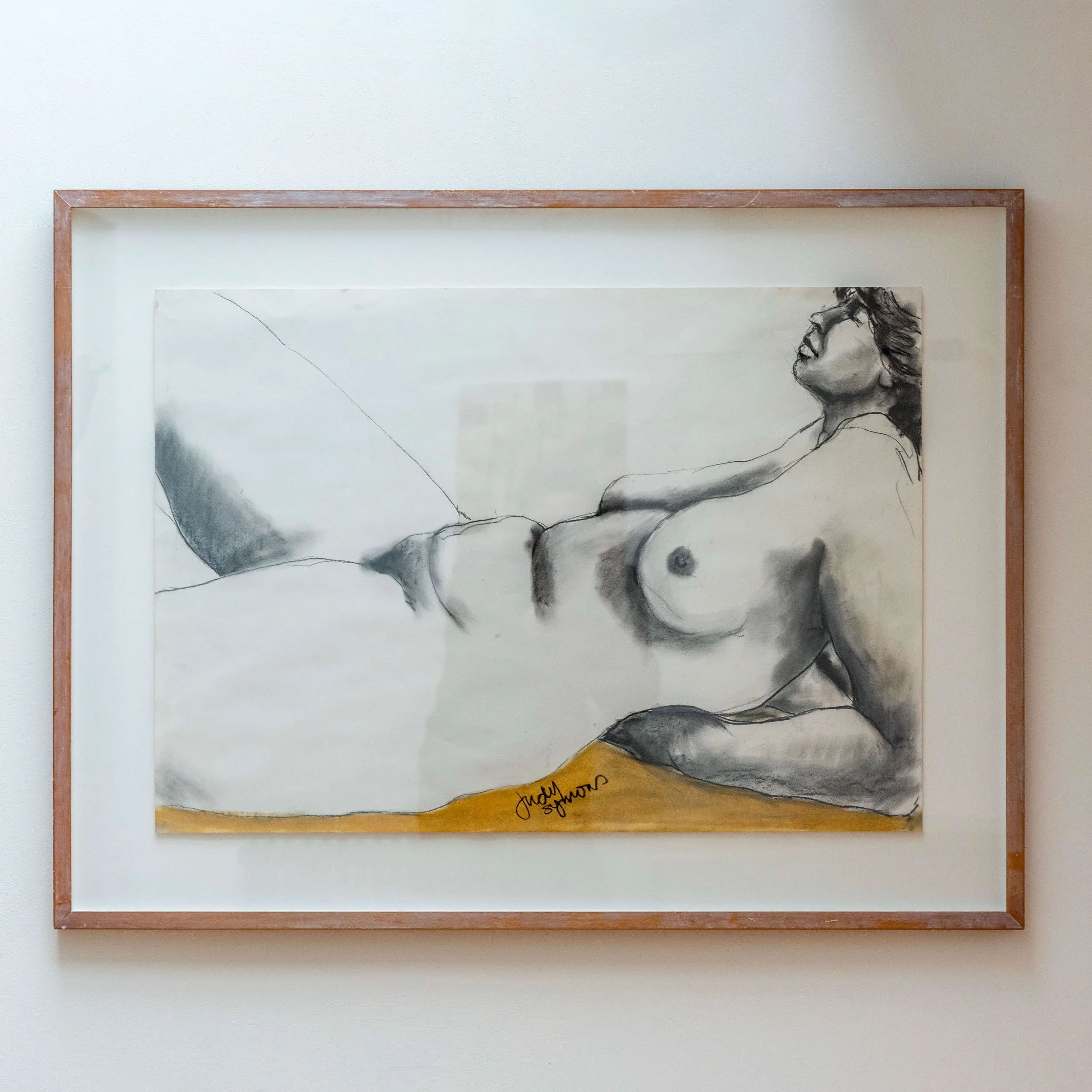 Reclining Nude Figure by Cornish Artist Judy Symons