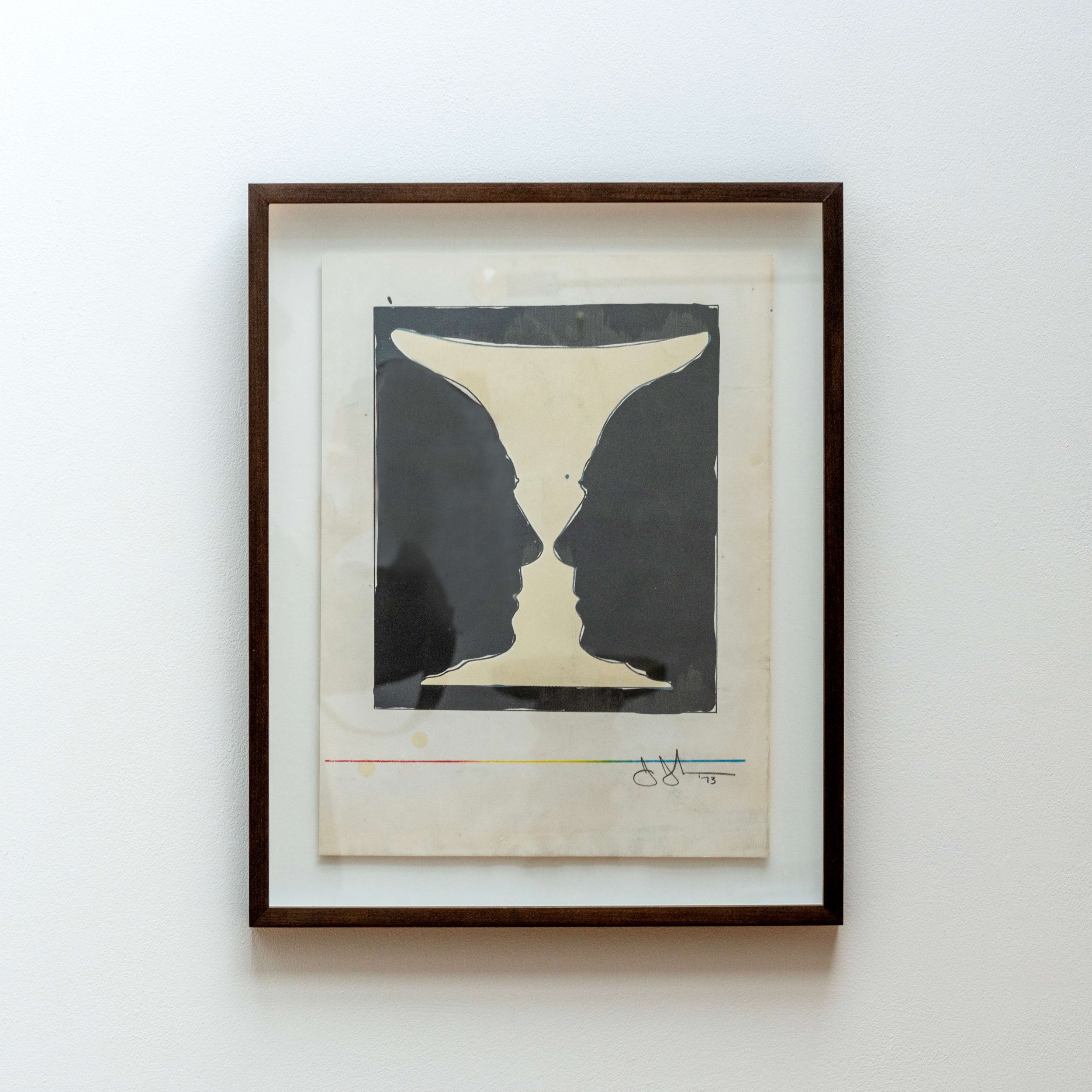 Cup 2 Picasso lithograph by Jasper Johns hutt decor