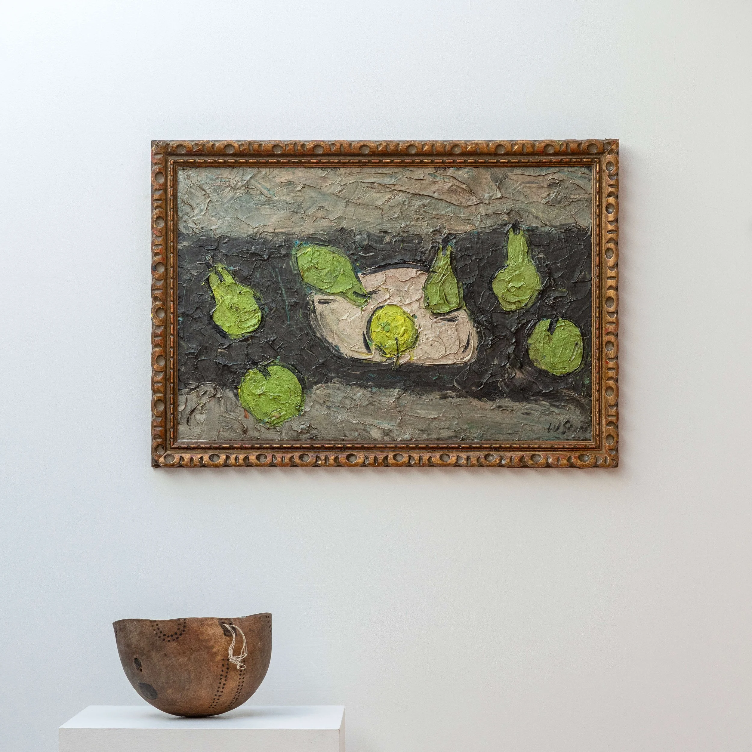 sculpture 20th Century Still Life With Fruit Oil Painting hutt decor