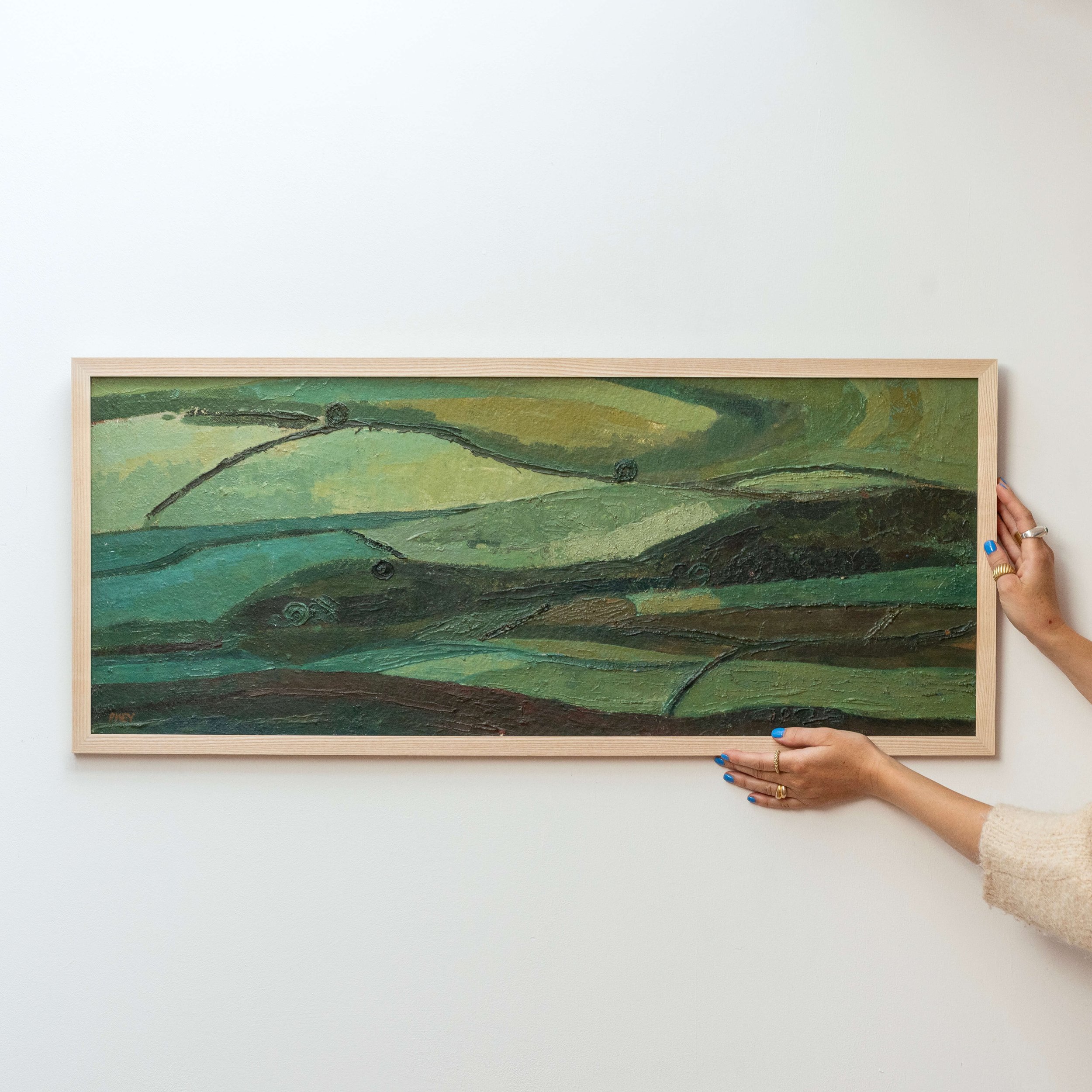 20th Century Landscape Oil Painting by Peter Puloy Wey (1938-2020)