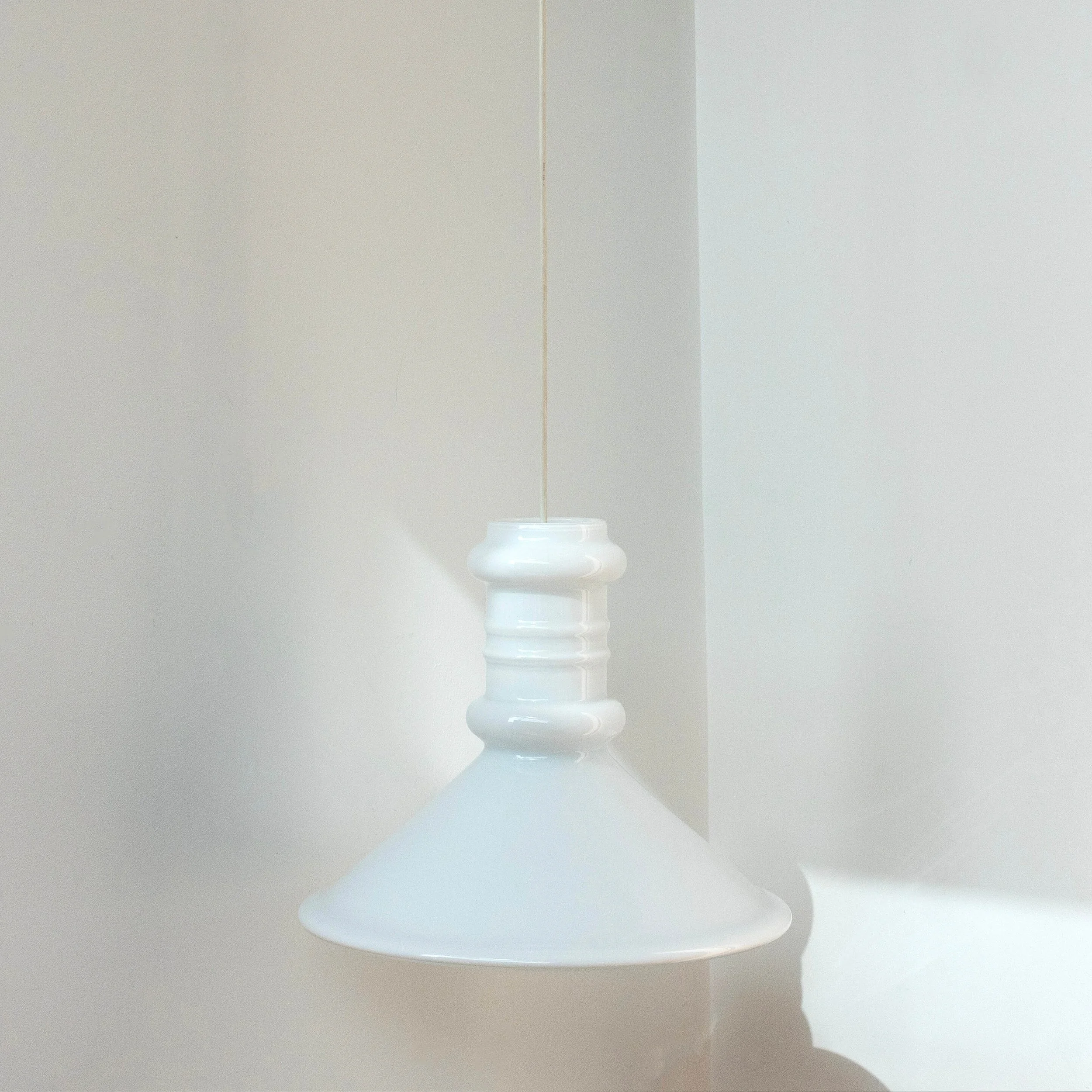 Original Sidse Werner Apotheker Pendant Light Holmegaard Denmark 1980s hutt decor