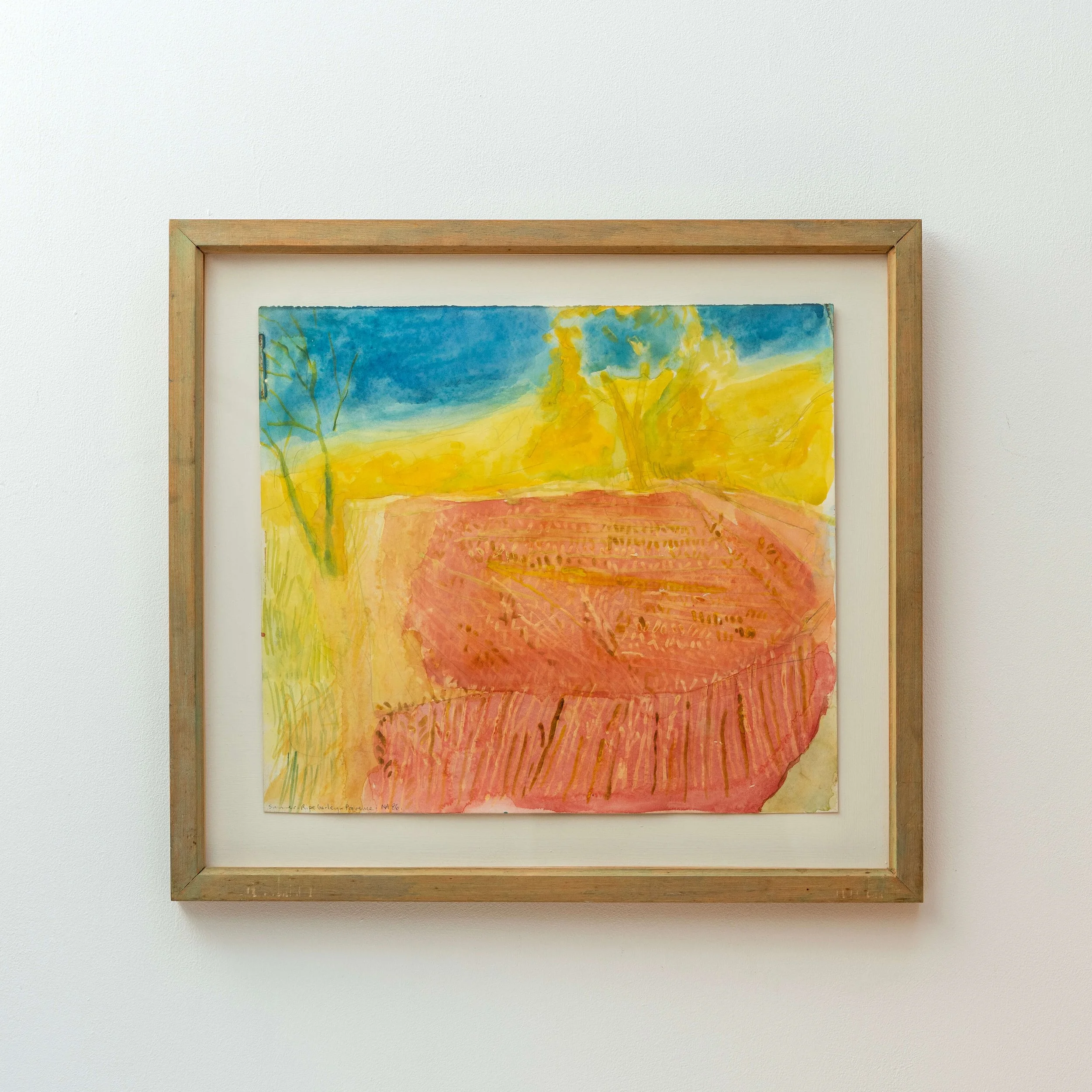 front 20th Century Landscape Painting by Norman Adams RA hutt decor