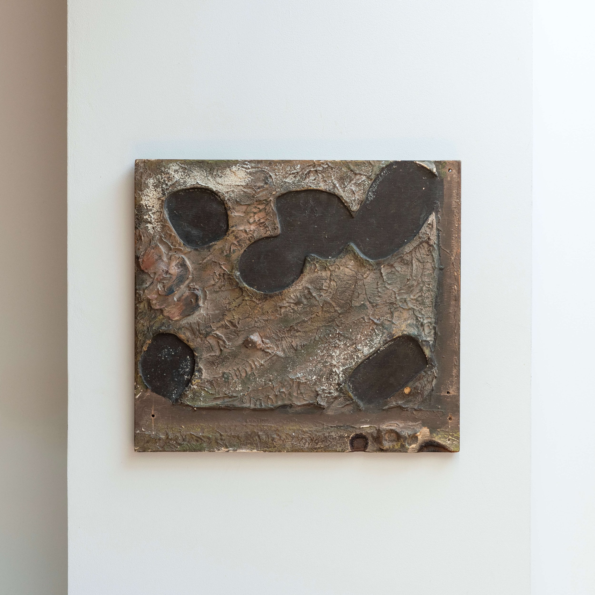 20th Century Abstract Relief Painting, Spanish School