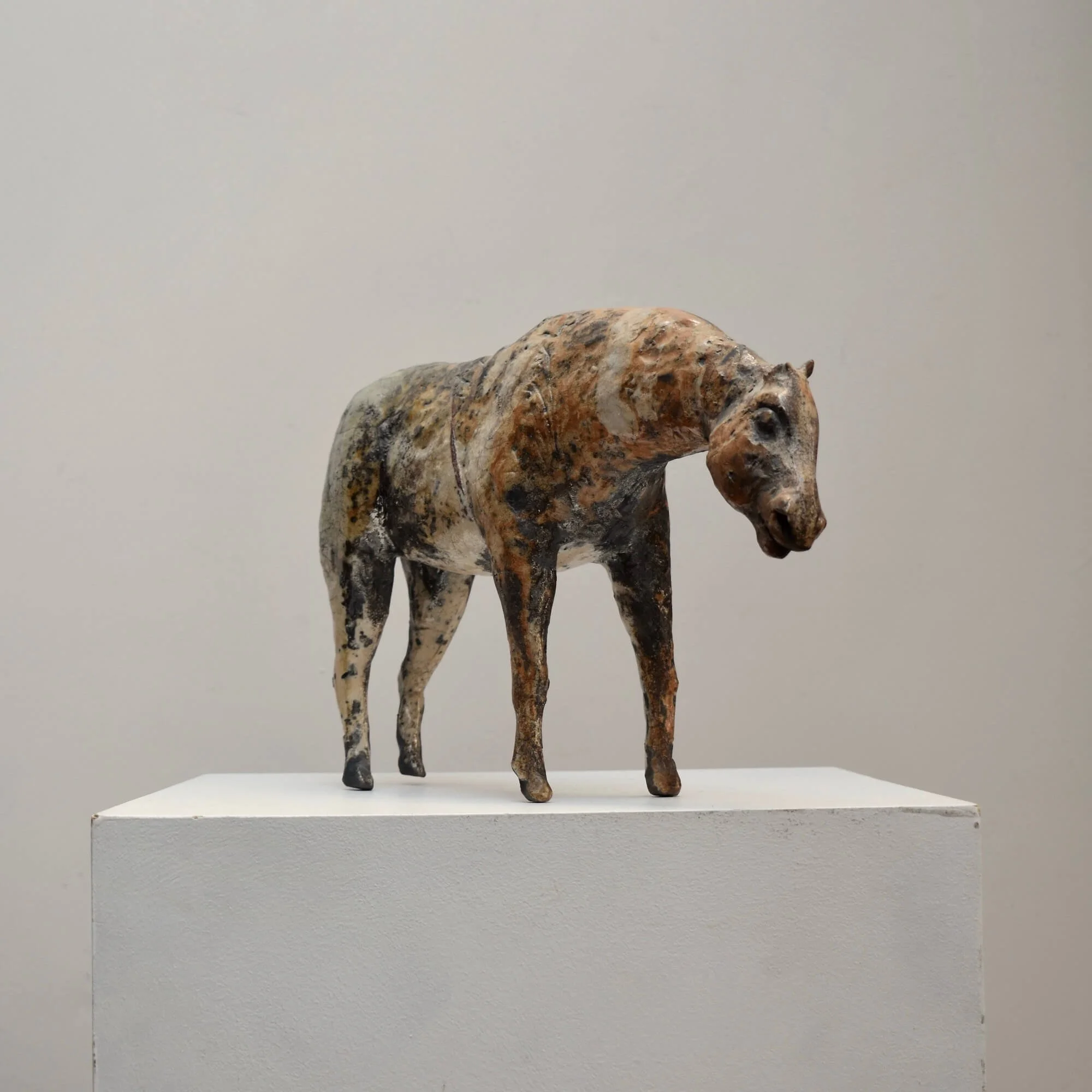 Stoneware Sculpture of a Horse by Rosa Nguyen (b.1960)