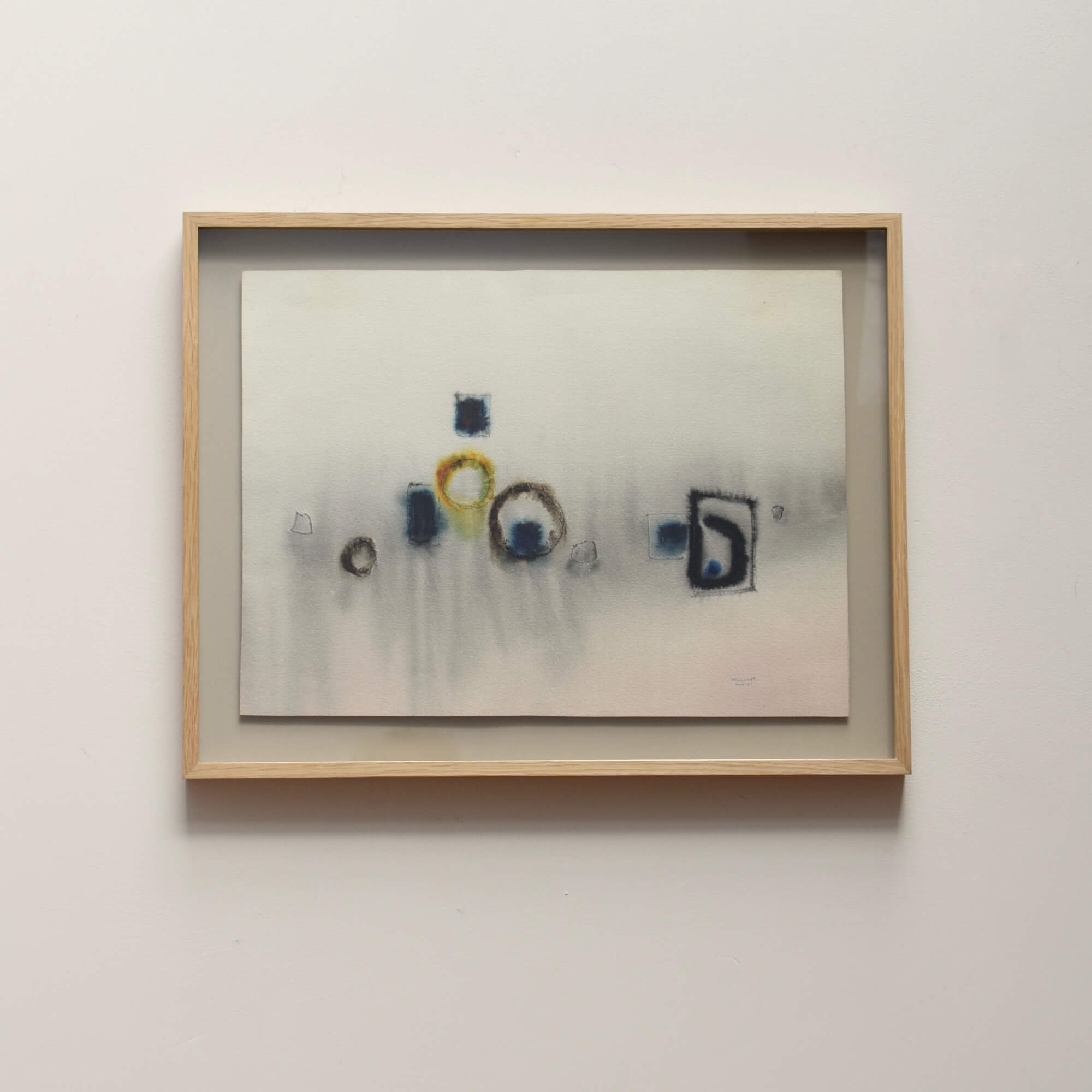 1960s Abstract Painting by William Newcombe, Canadian 1907-1969
