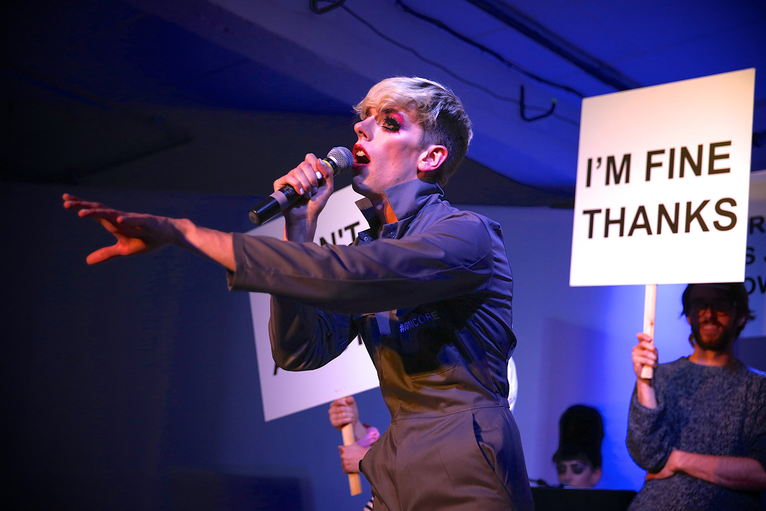 'Middle of the Road' at LimeWharf, London Oct 2014. Photo by Jana Atherton-Chiellion