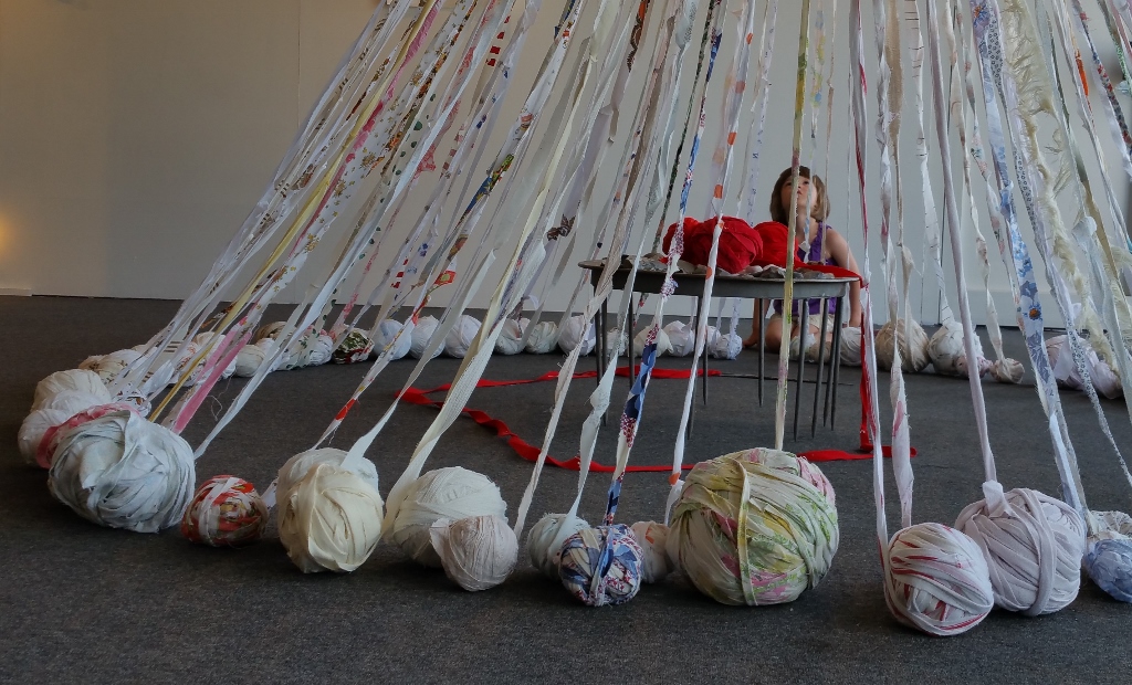 Detail of the installation Hope, from the exhibition in Hammerfest art association VERK, 20th of July - August 22.2016